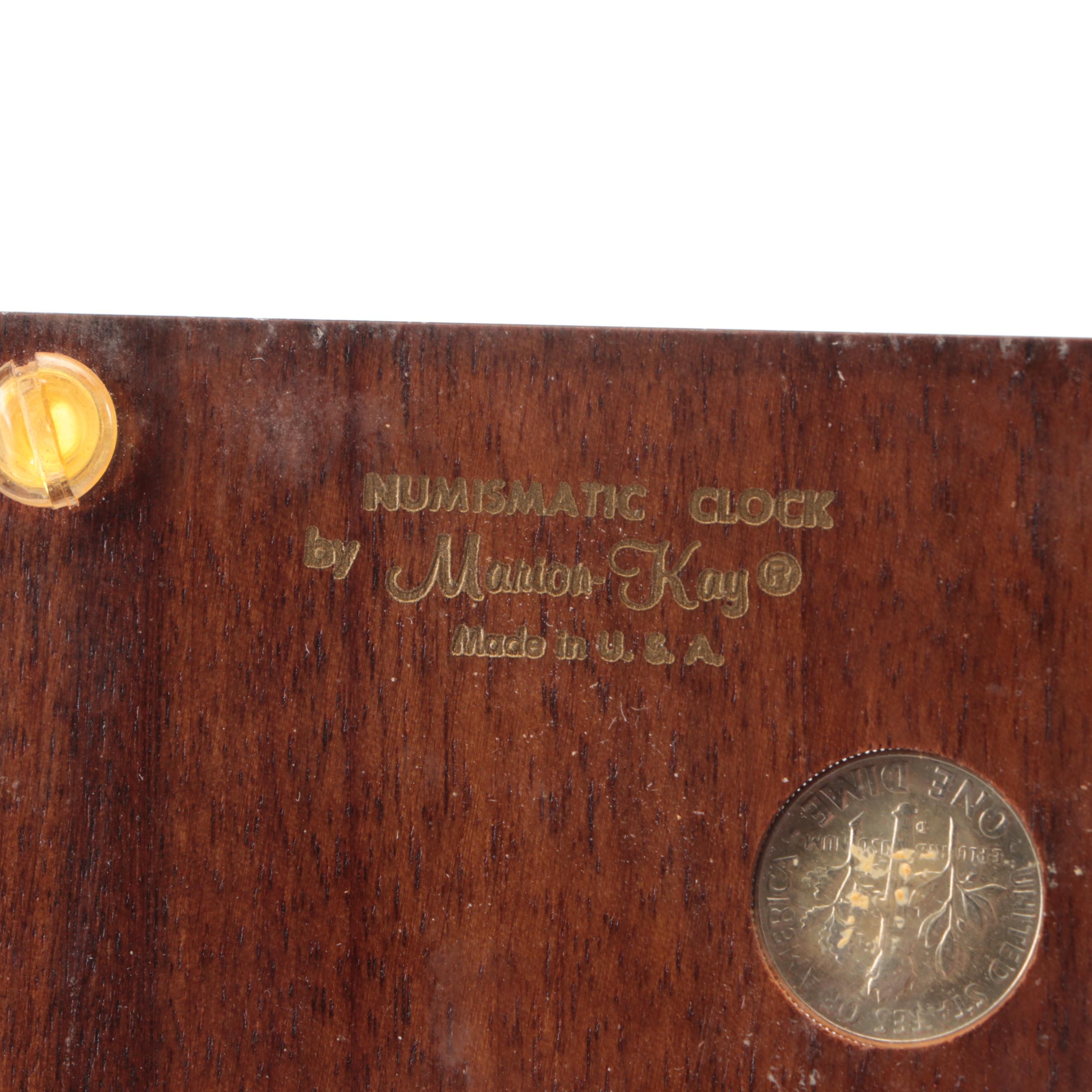 Last US Silver Coinage Numismatic Display Clock