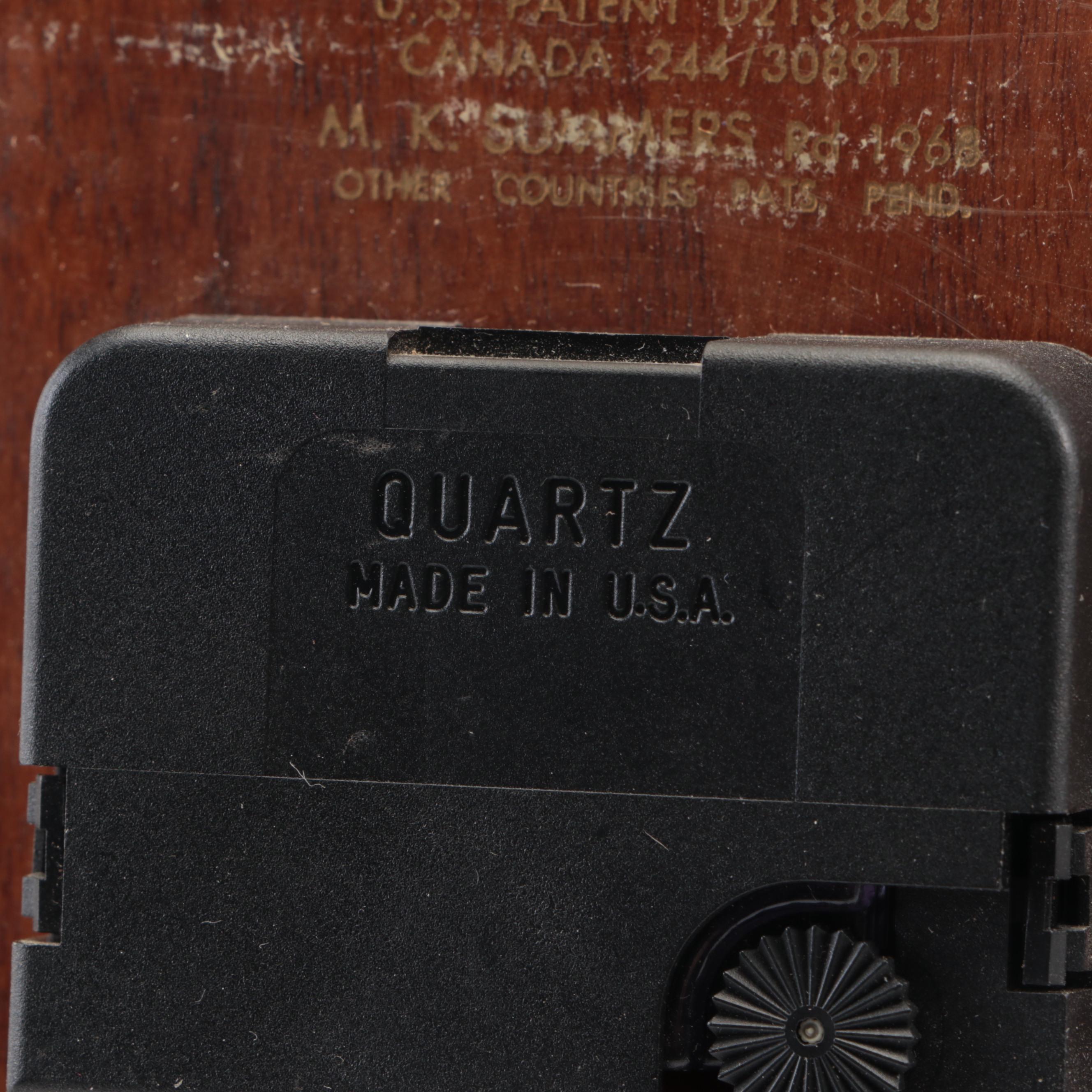 Last US Silver Coinage Numismatic Display Clock