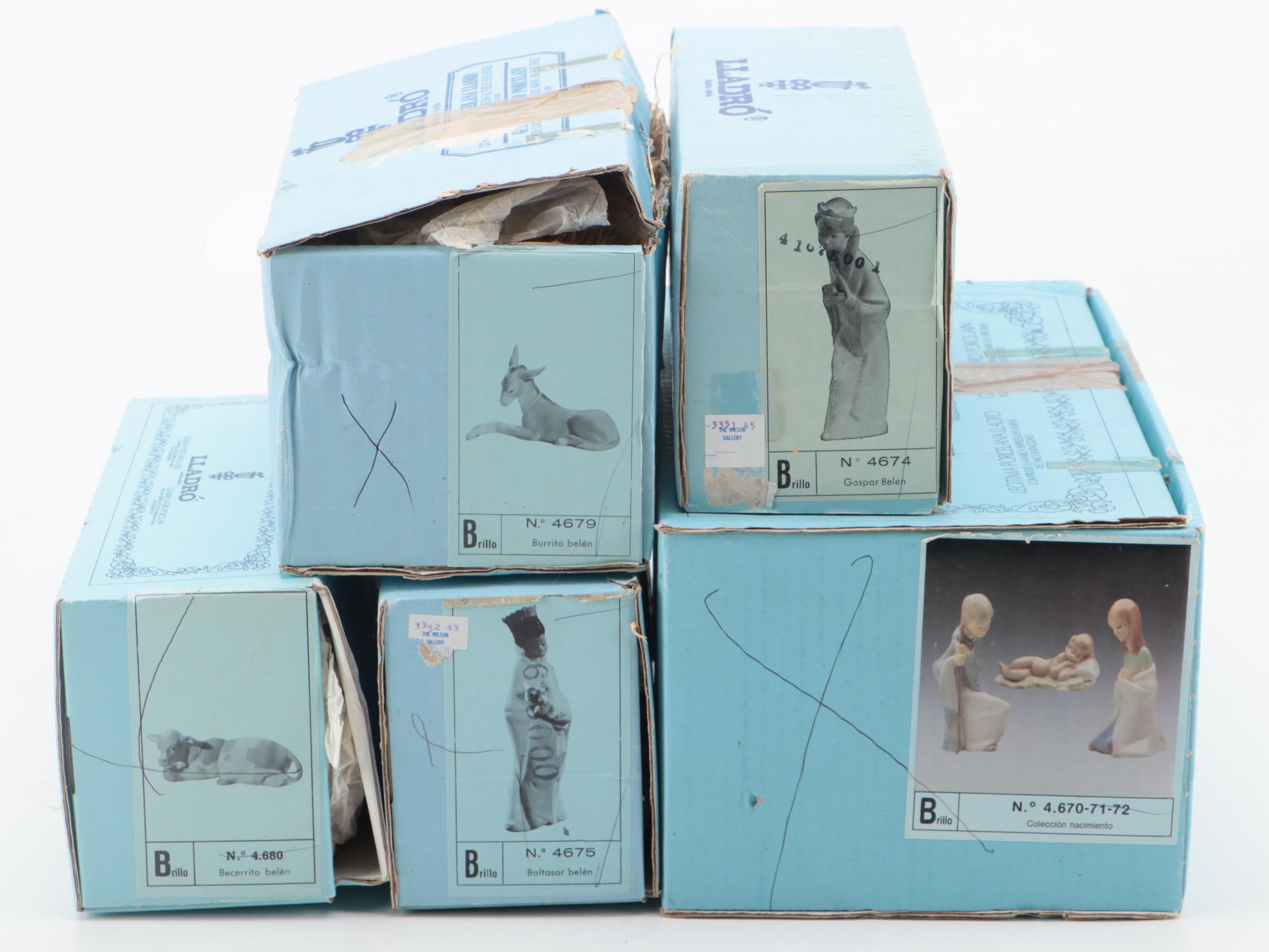 Lladró "Mary", "St. Joseph", "Baby Jesus" and More Porcelain Figurines