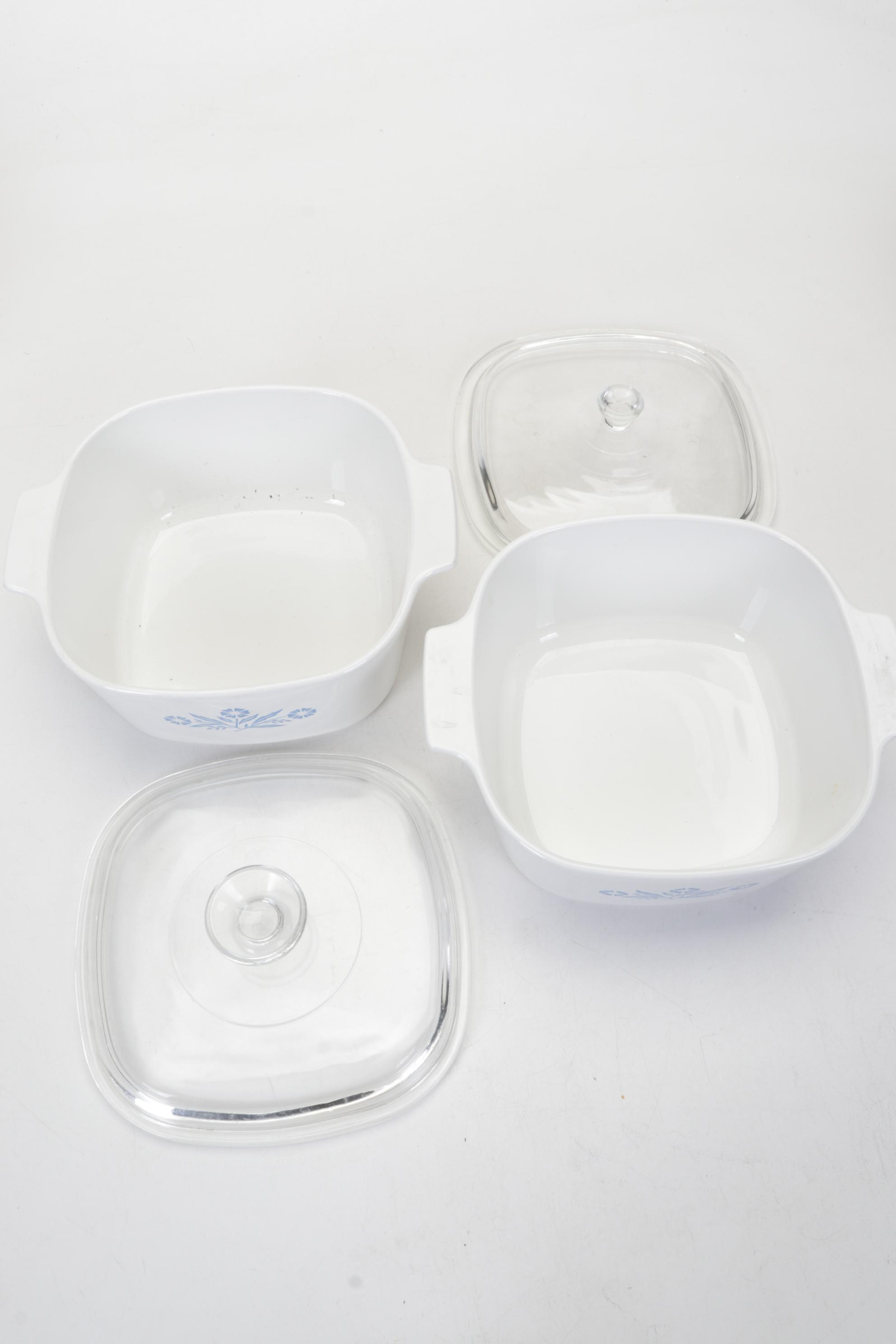 Corning Ware Baking Dishes with Lids