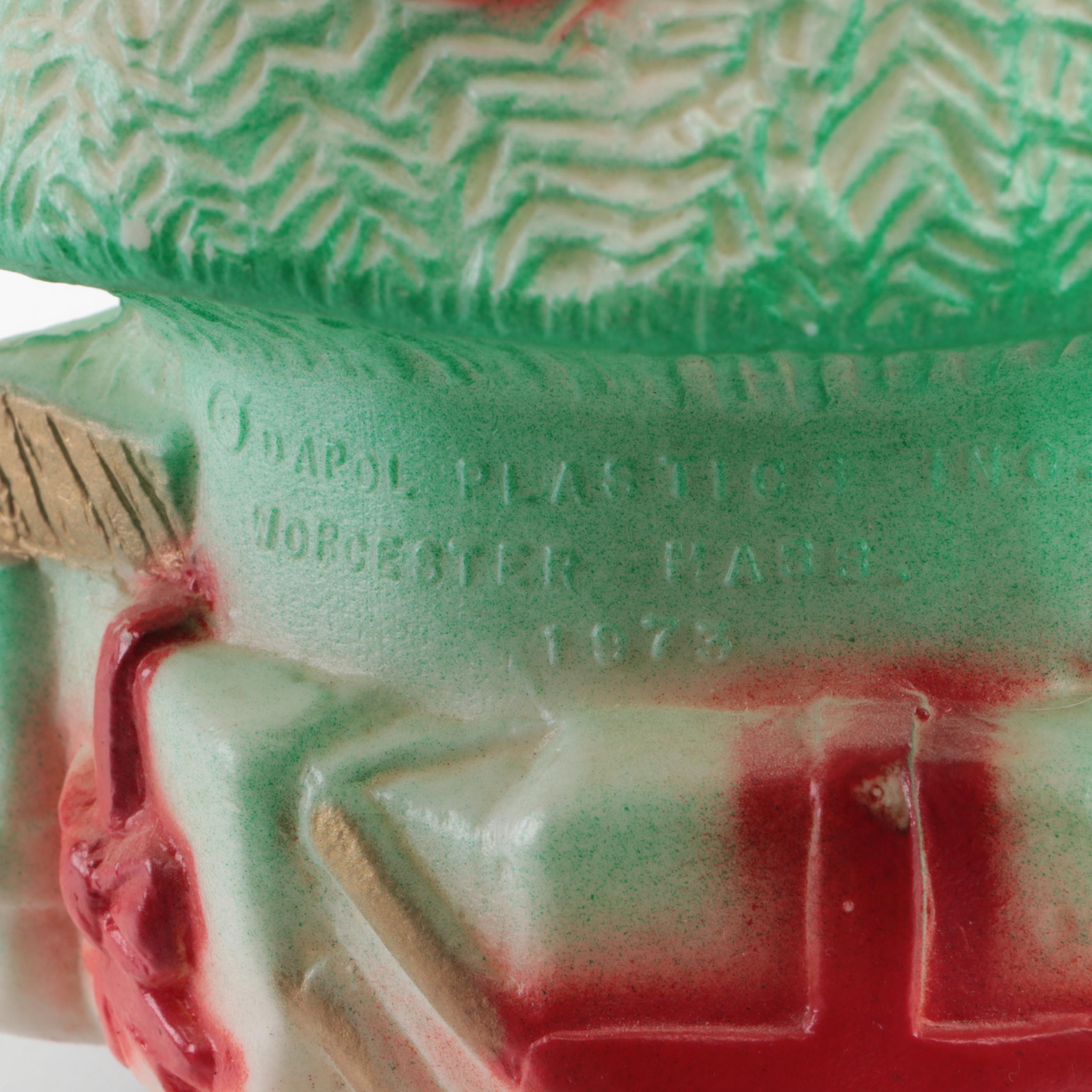 Holland Mold Illuminated Ceramic Christmas Tree with Holiday Blow Molds