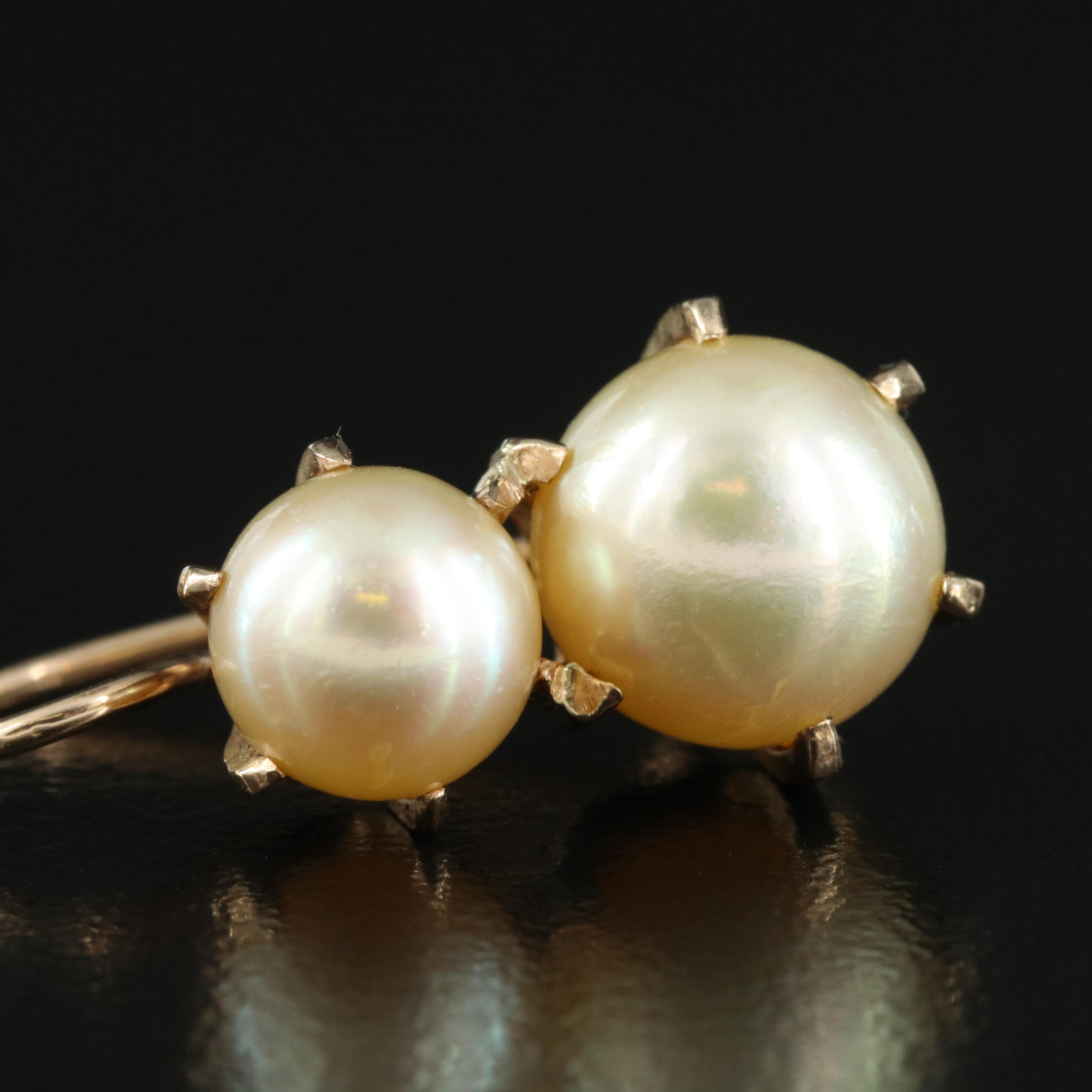 14K Pearl Earrings