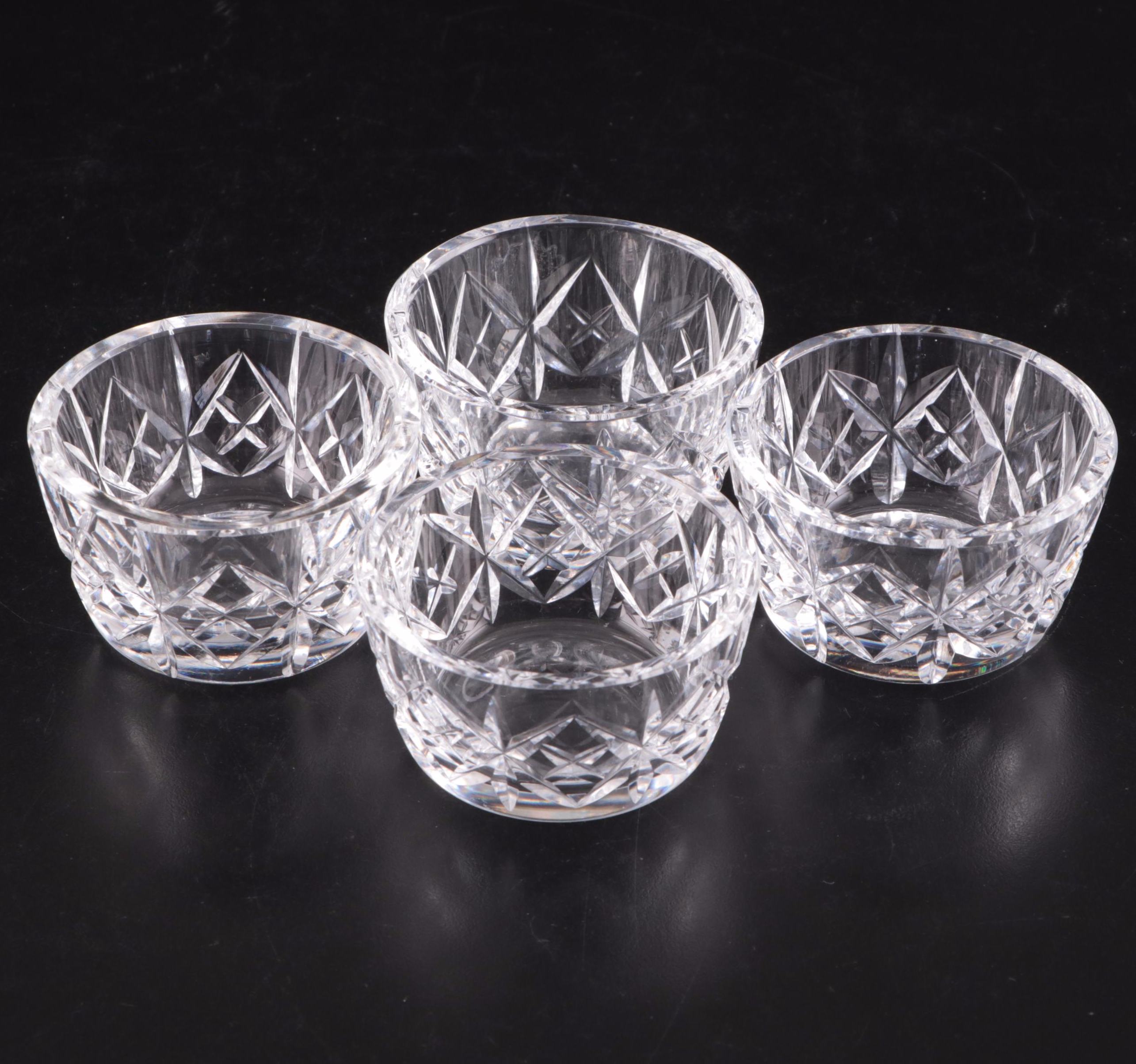 Waterford Crystal Tray, Napkin Rings, and Other Table Accessories EBTH