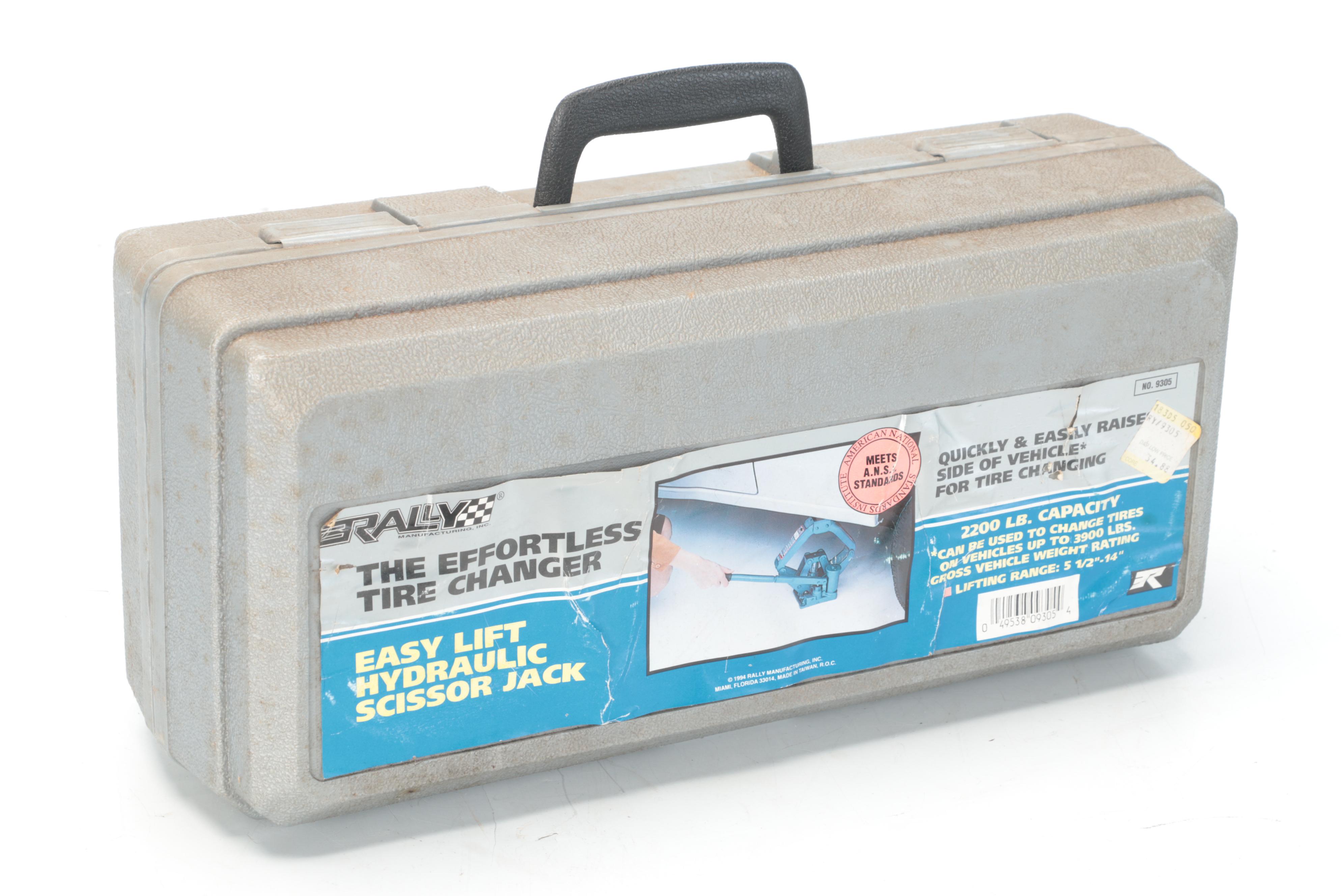 Rally Easy Lift Hydraulic Scissor Jack