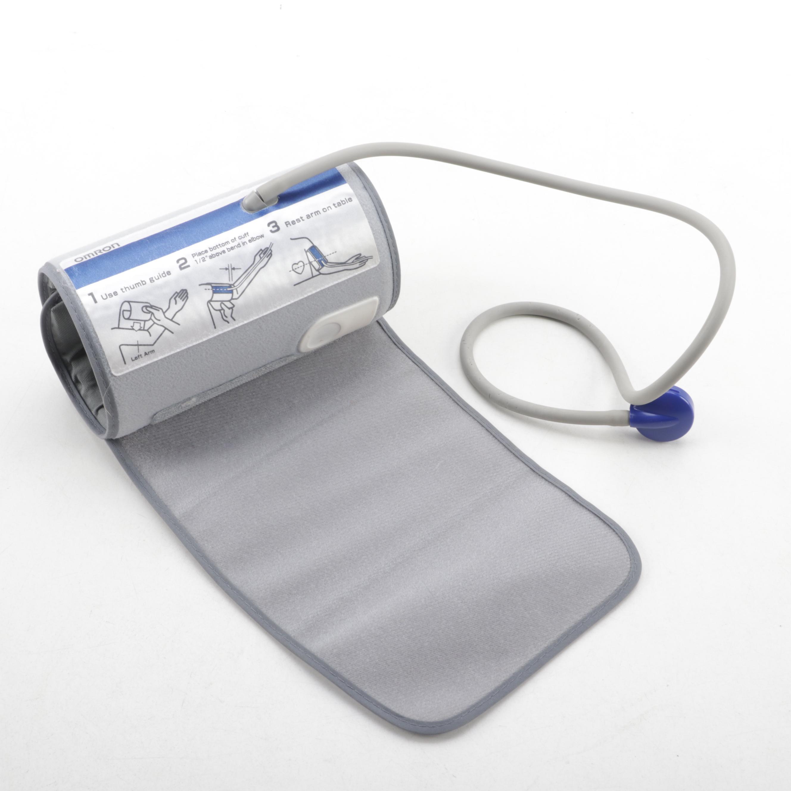 Omron Blood Pressure Monitor, Spartus Alarm Clock, and Radio Shack Power Strip