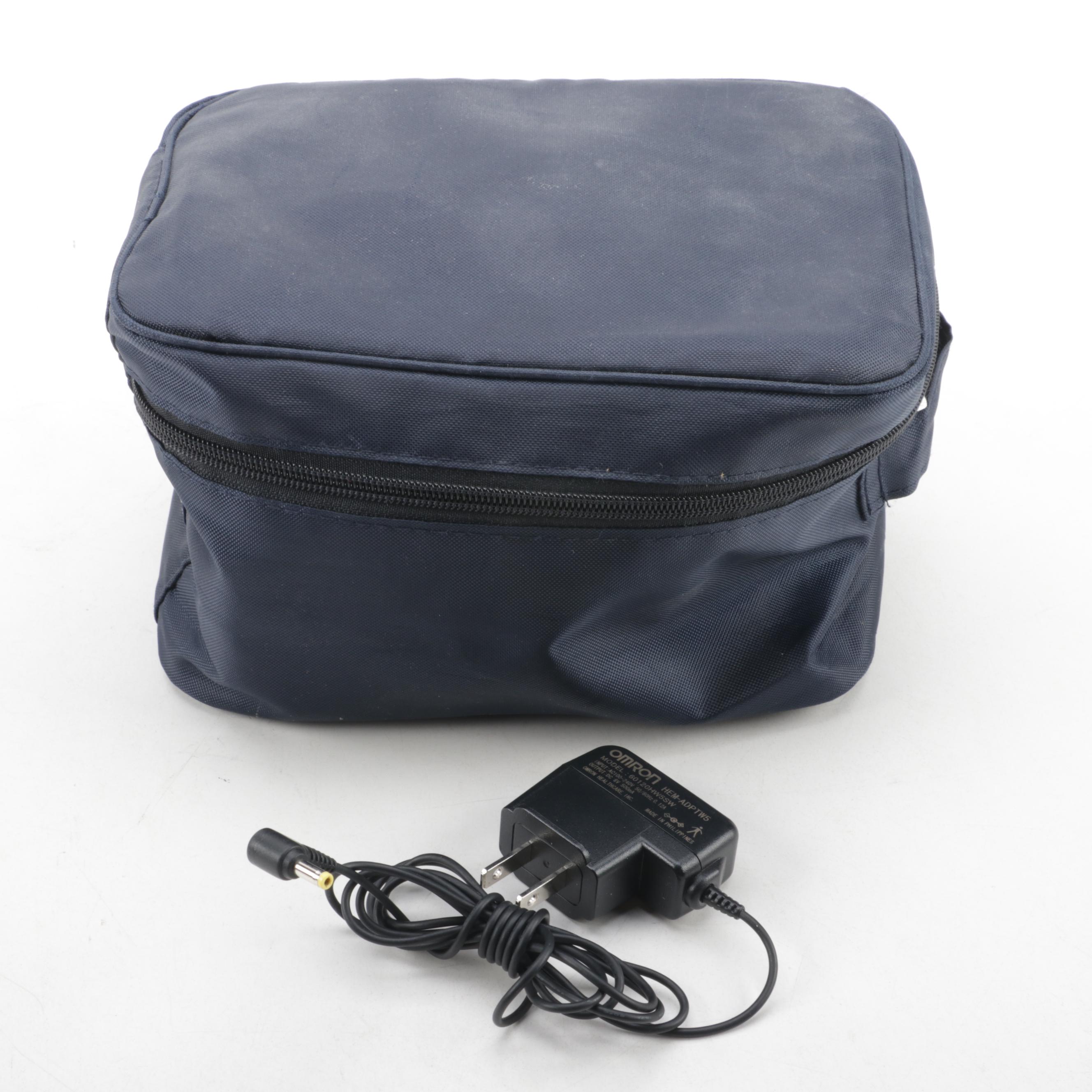 Omron Blood Pressure Monitor, Spartus Alarm Clock, and Radio Shack Power Strip