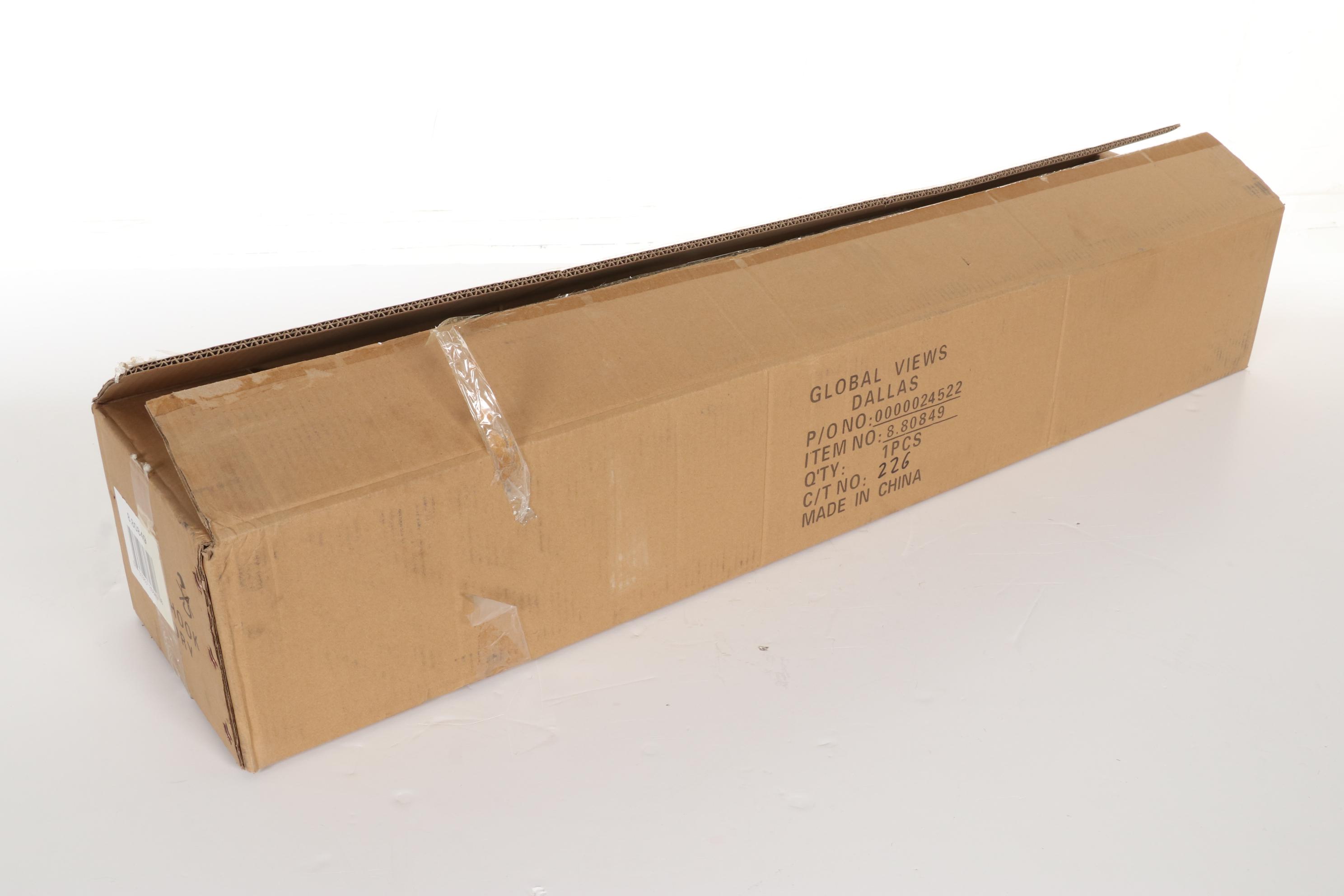 Global Views Bronze Finish Sculpture of Wall Climbing Man