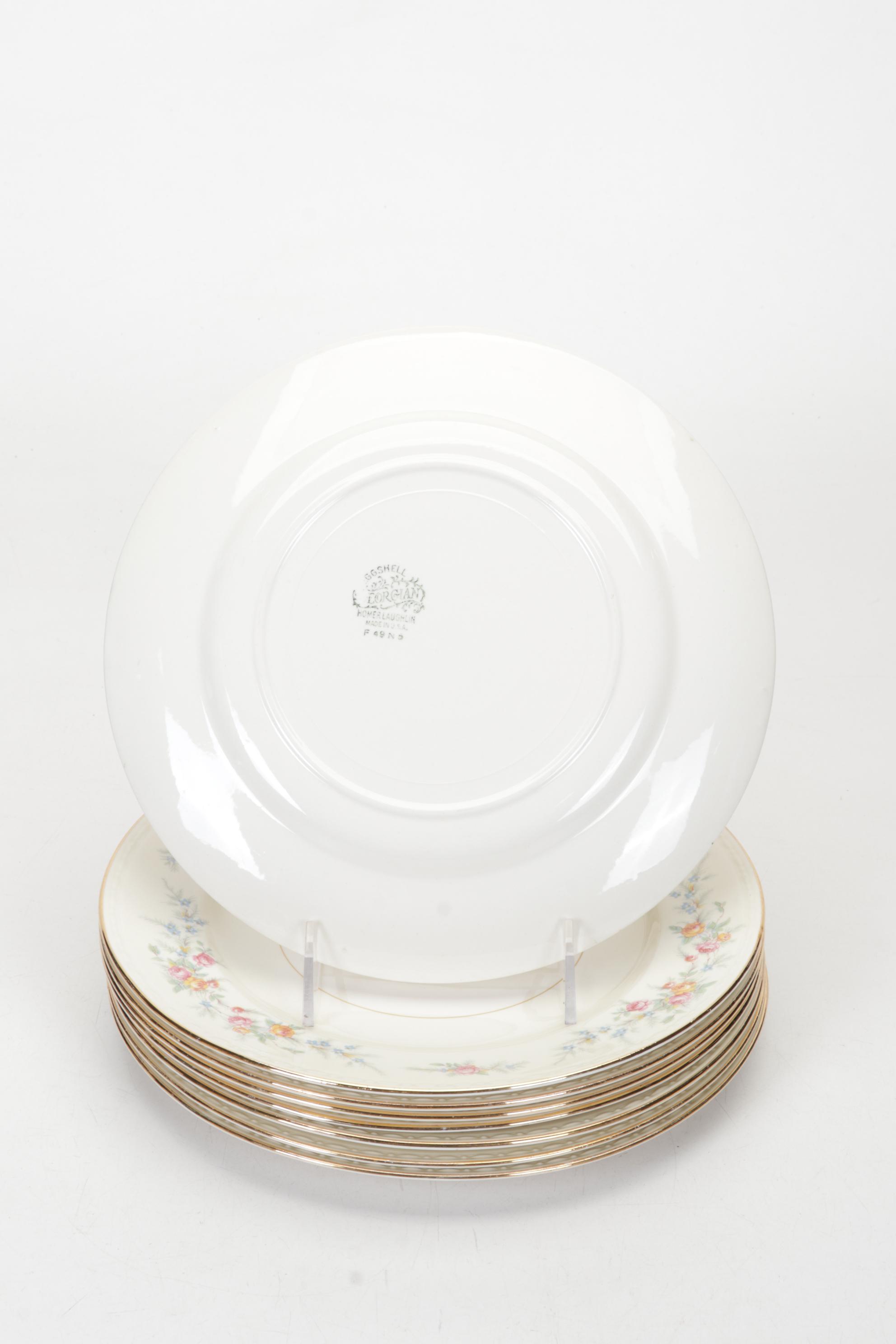 Homer Laughlin "Ferndale" Eggshell Dinnerware, Mid20th