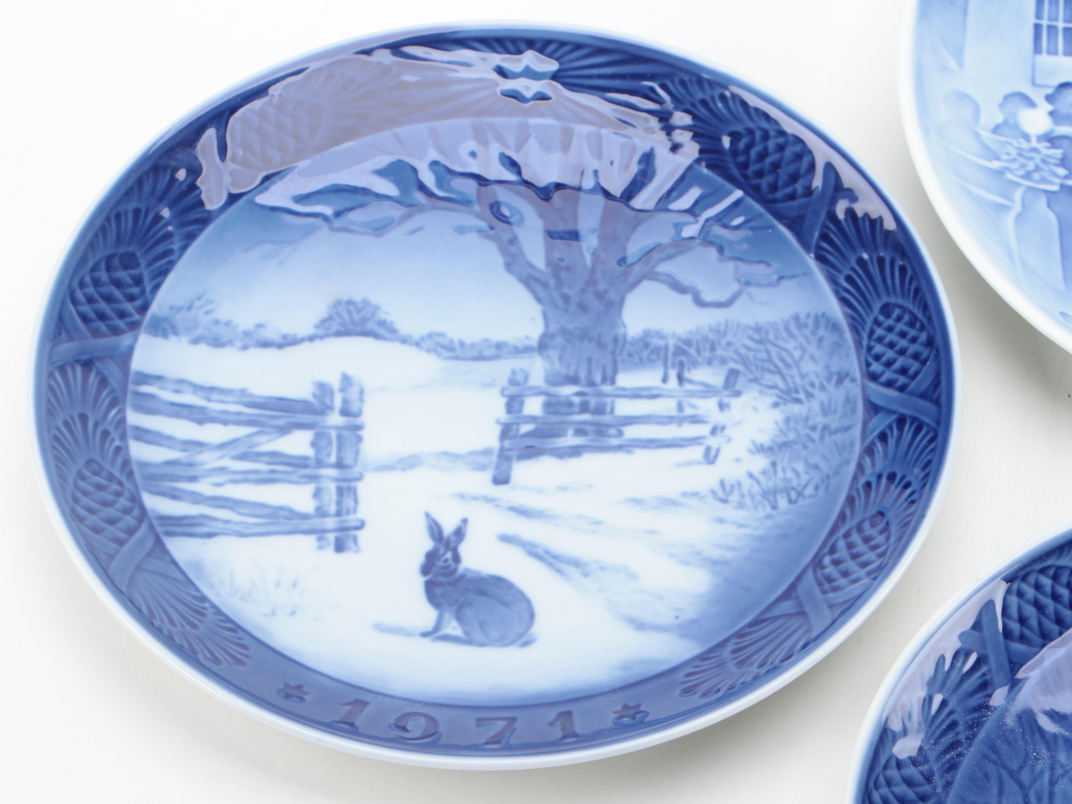 Royal Copenhagen Annual Porcelain Christmas Plates