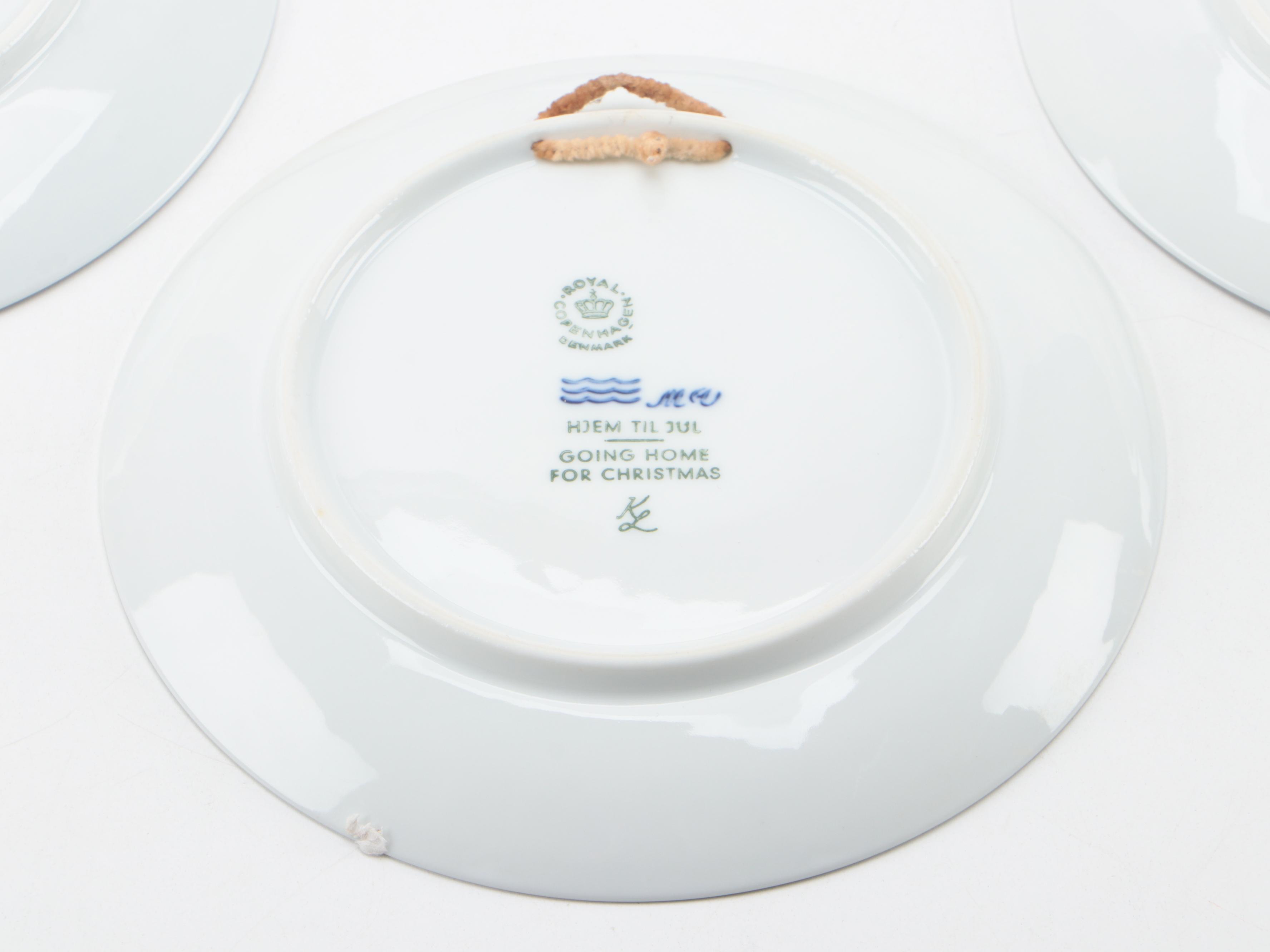 Royal Copenhagen Annual Porcelain Christmas Plates