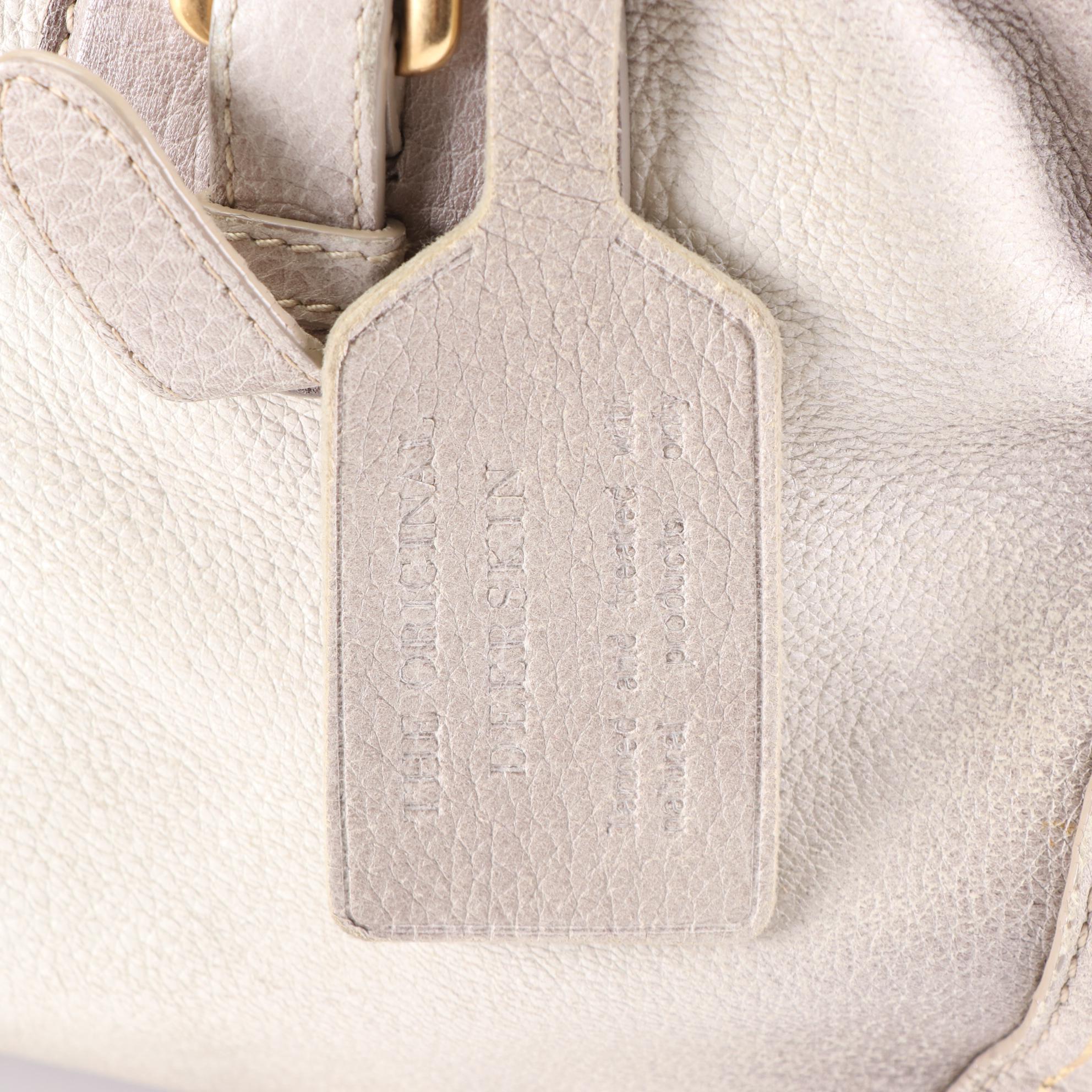 Prada Two-Way Handbag in Ombré Glacé Deerskin Leather