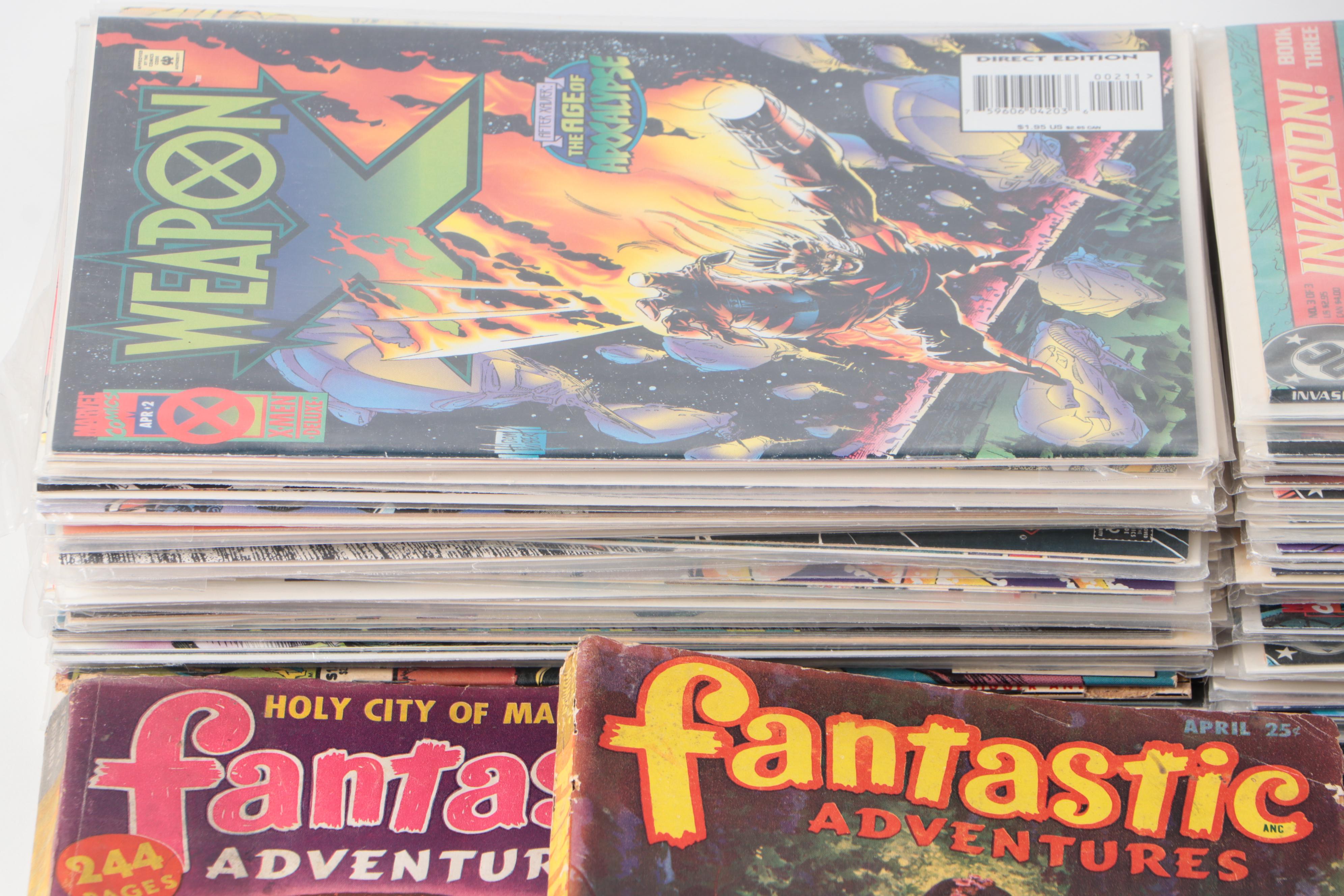 Golden–Modern Age Comic Books and Magazines Featuring "Fantastic Adventures"