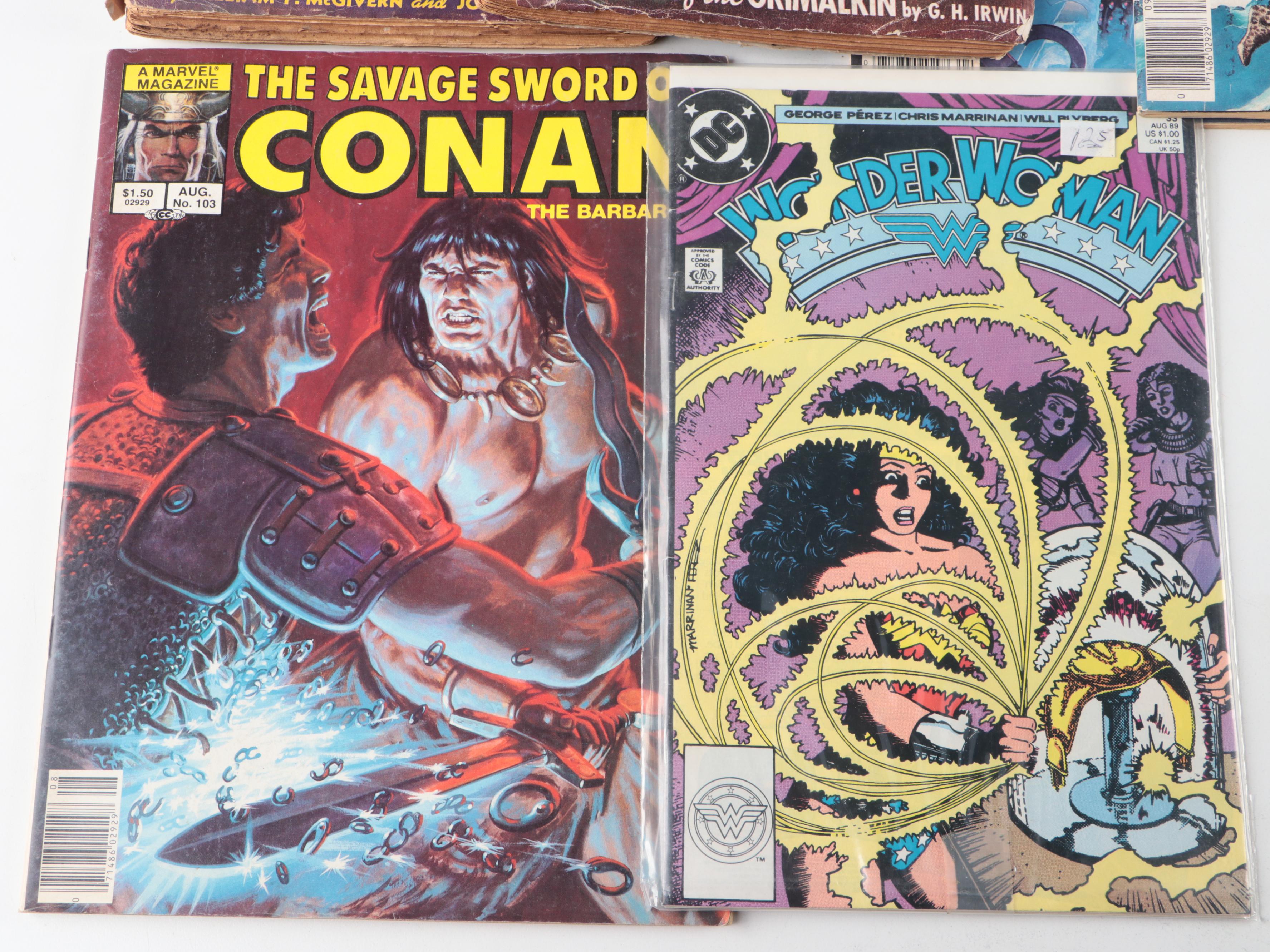 Golden–Modern Age Comic Books and Magazines Featuring "Fantastic Adventures"