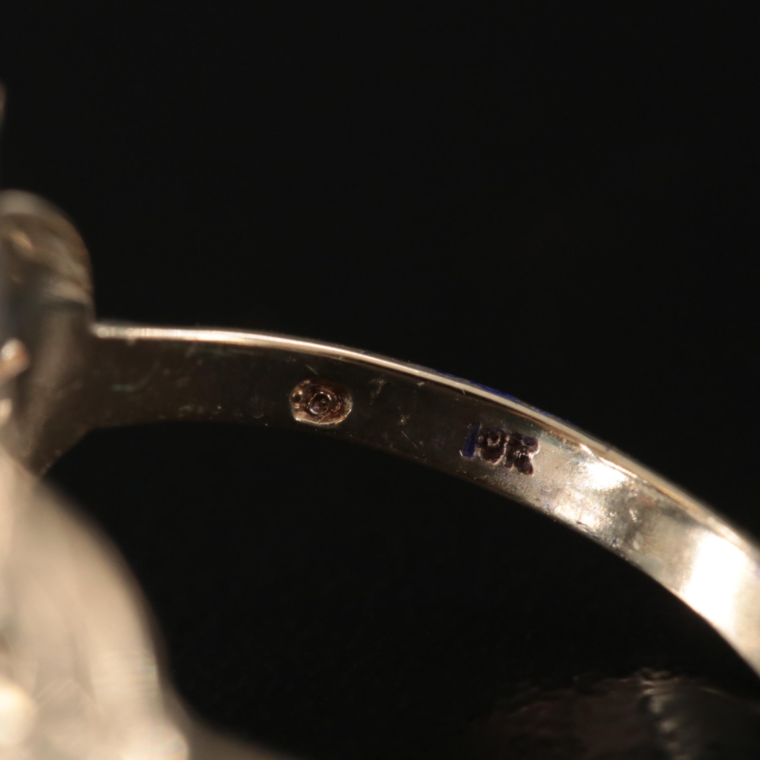 10K Tri-Color Flower Ring