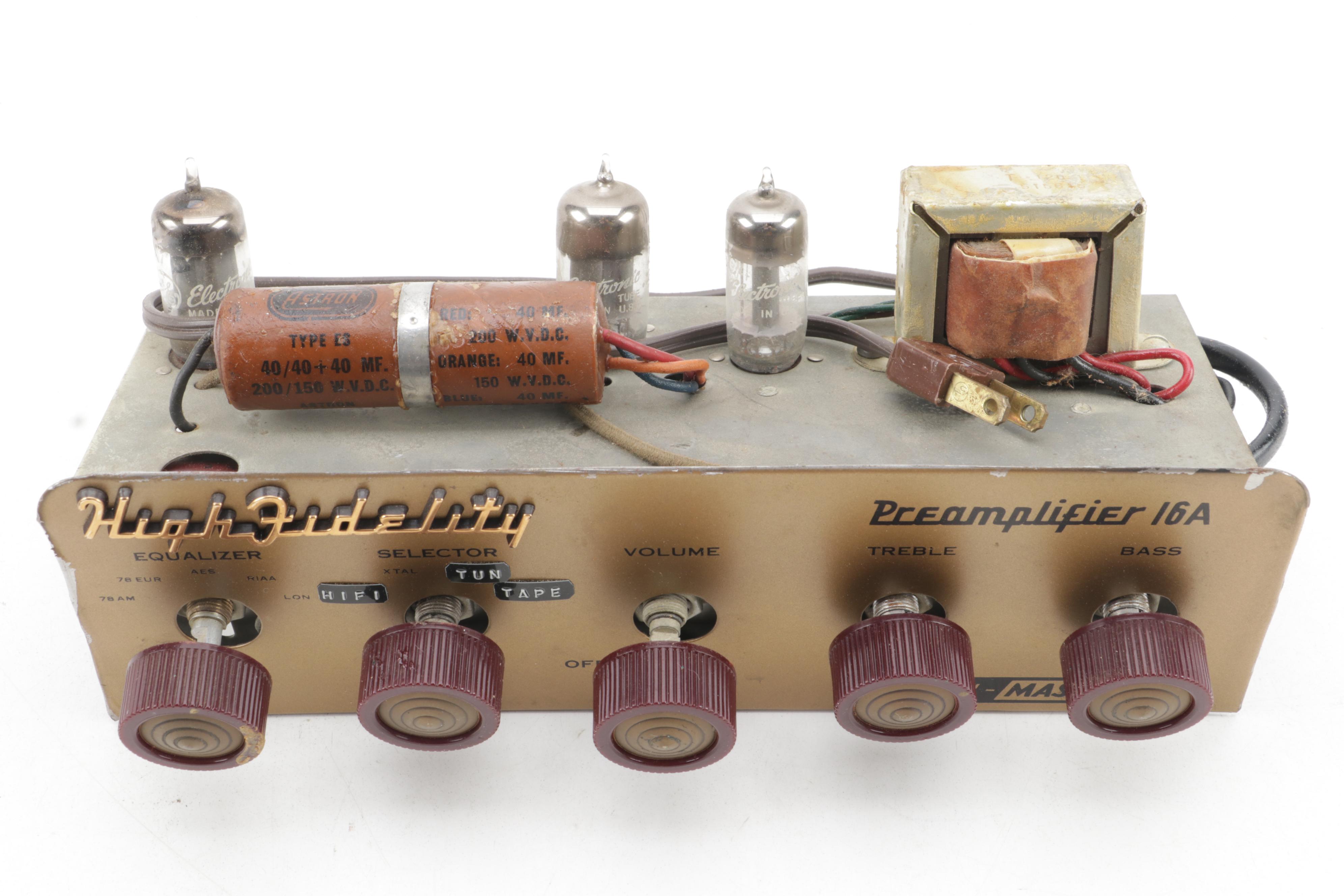 Heathkit HW-16 CW Transceiver and Tech-Master 16A Pre-Amplifier Kit