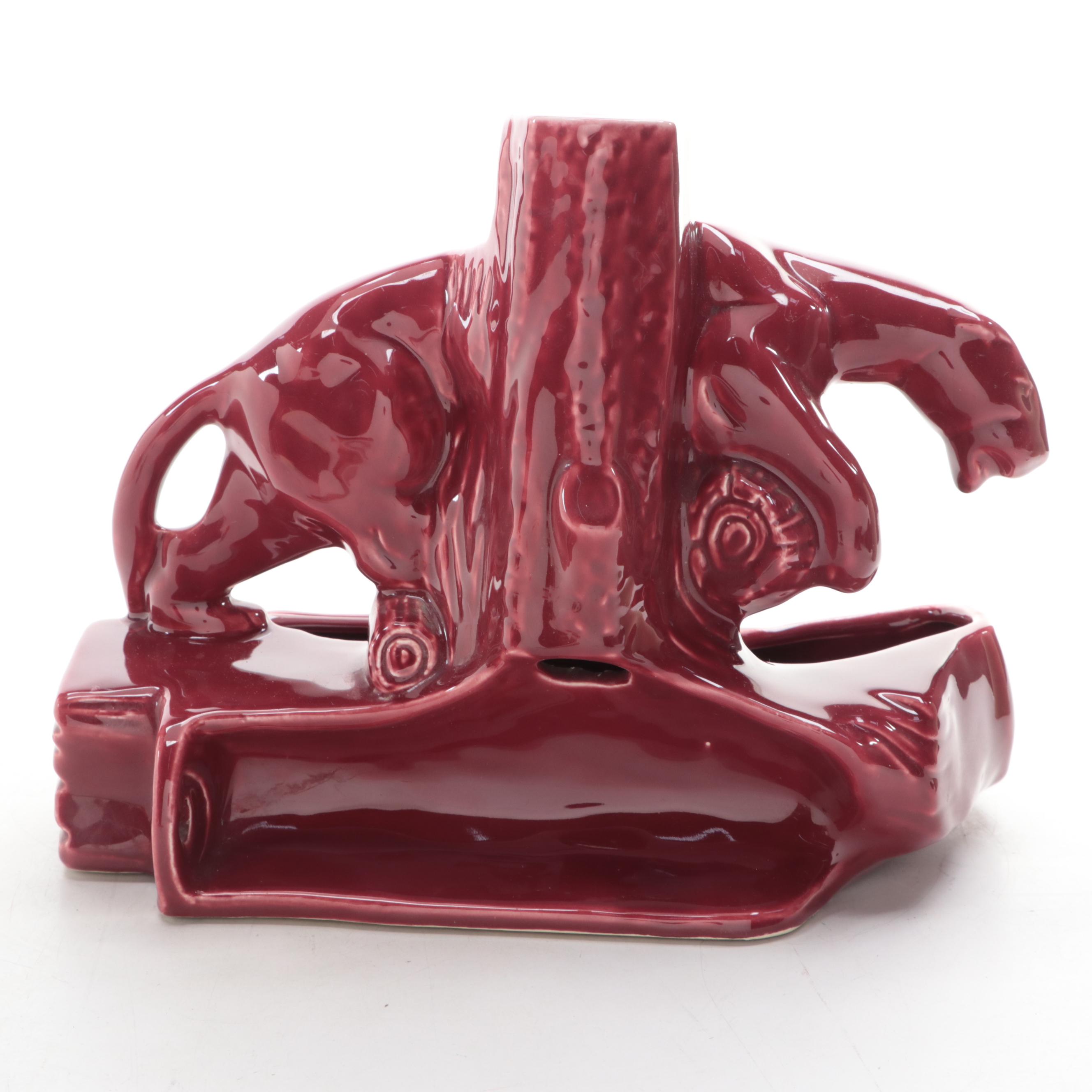 EPICEA PANTHER BURGUNDY LACQUER BANGLE main image 1