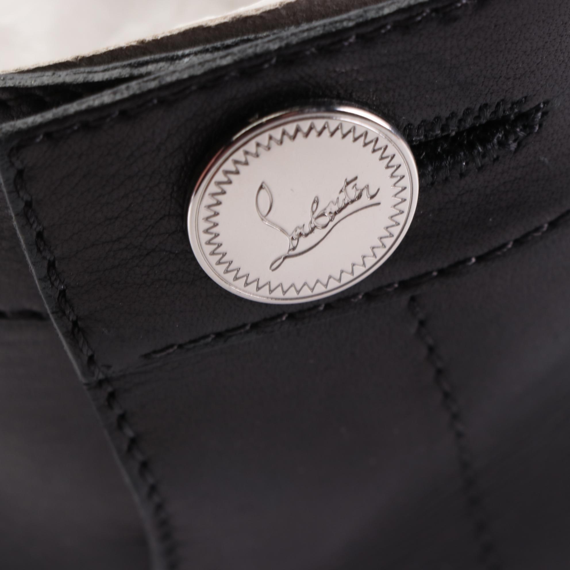 Christian Louboutin Leather Janis Ankle Boots with Box