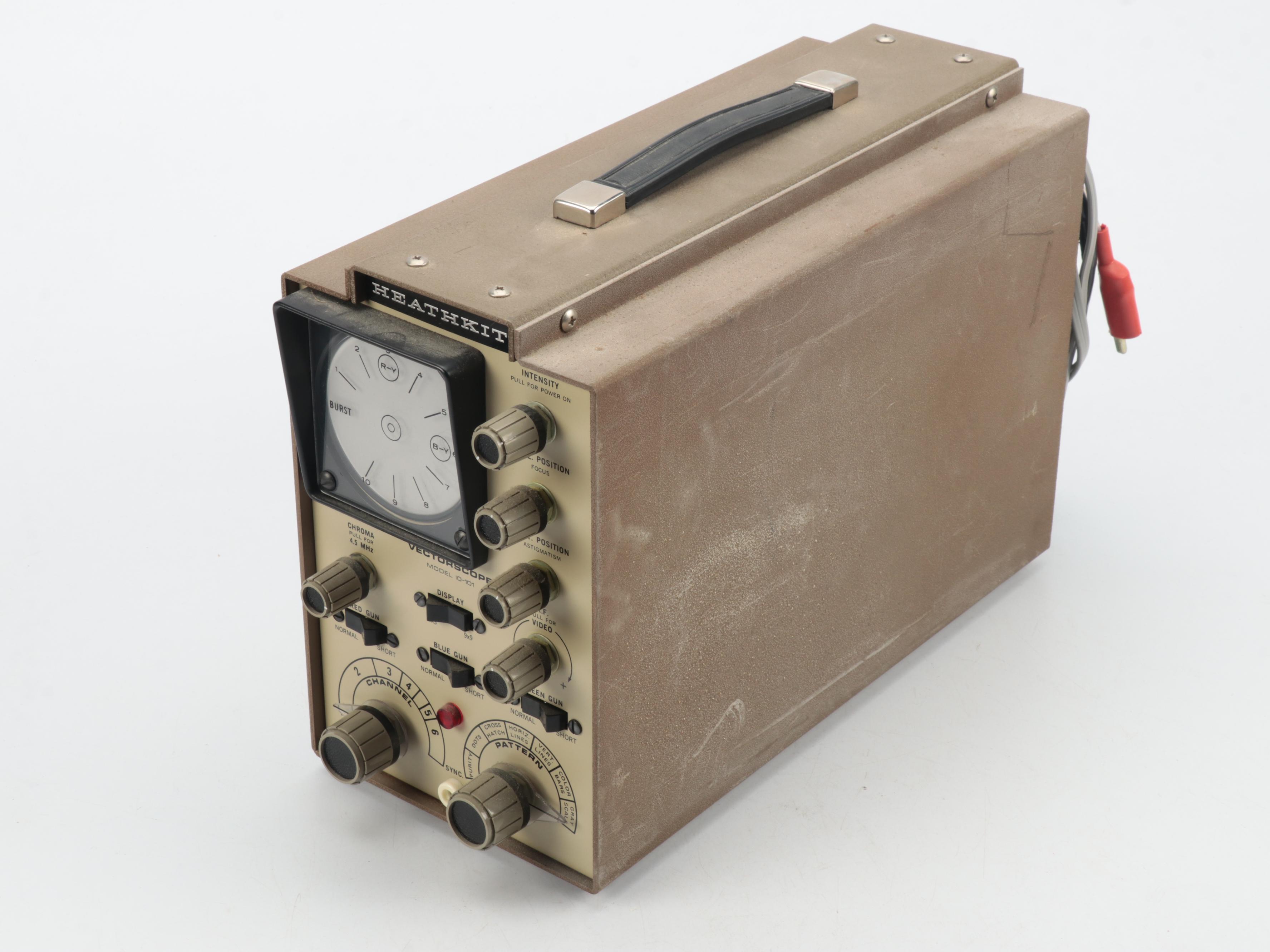 Heathkit Model IM-25 Solid State VOM and IO-101 Vectorscope