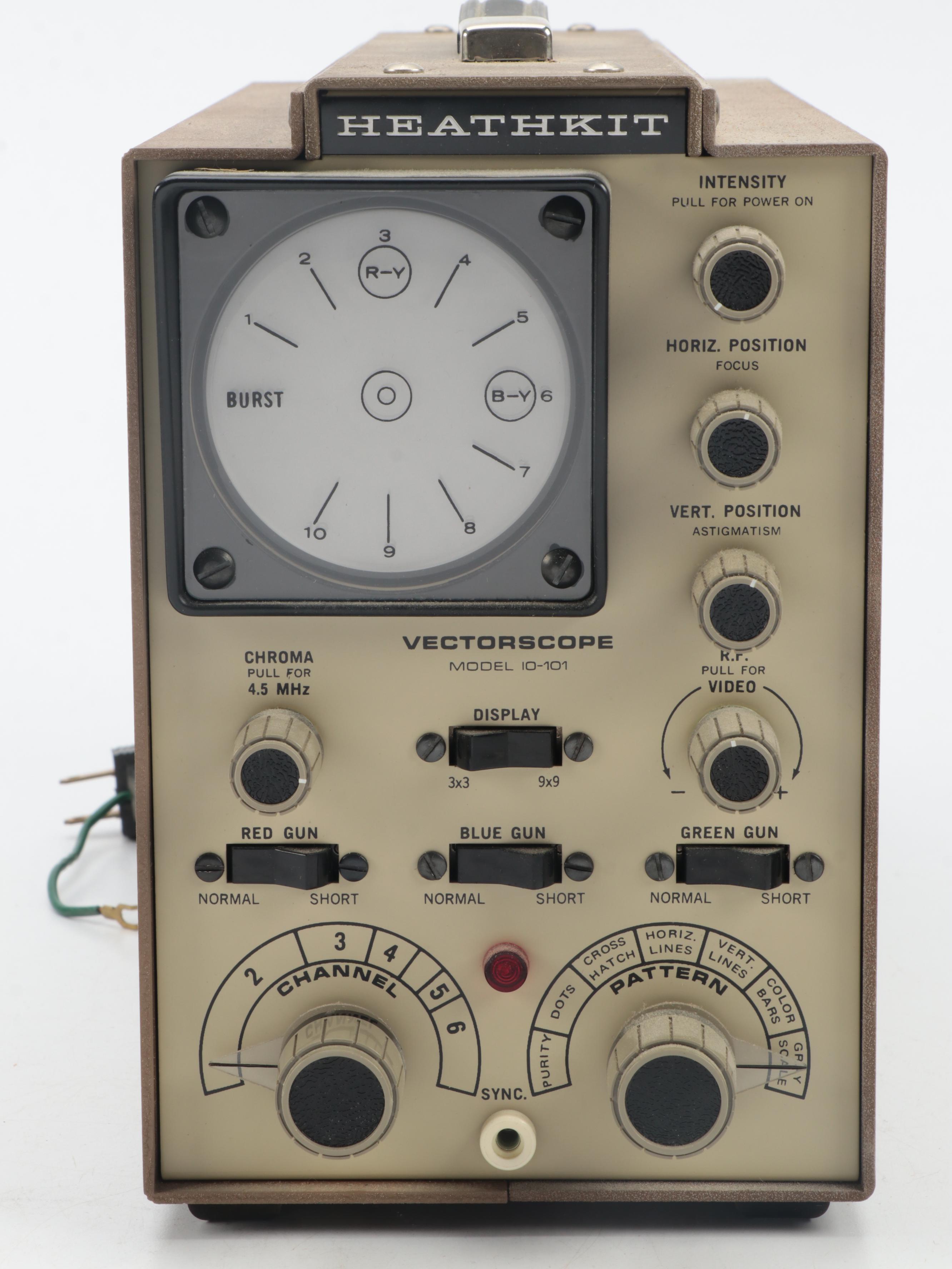 Heathkit Model IM-25 Solid State VOM and IO-101 Vectorscope