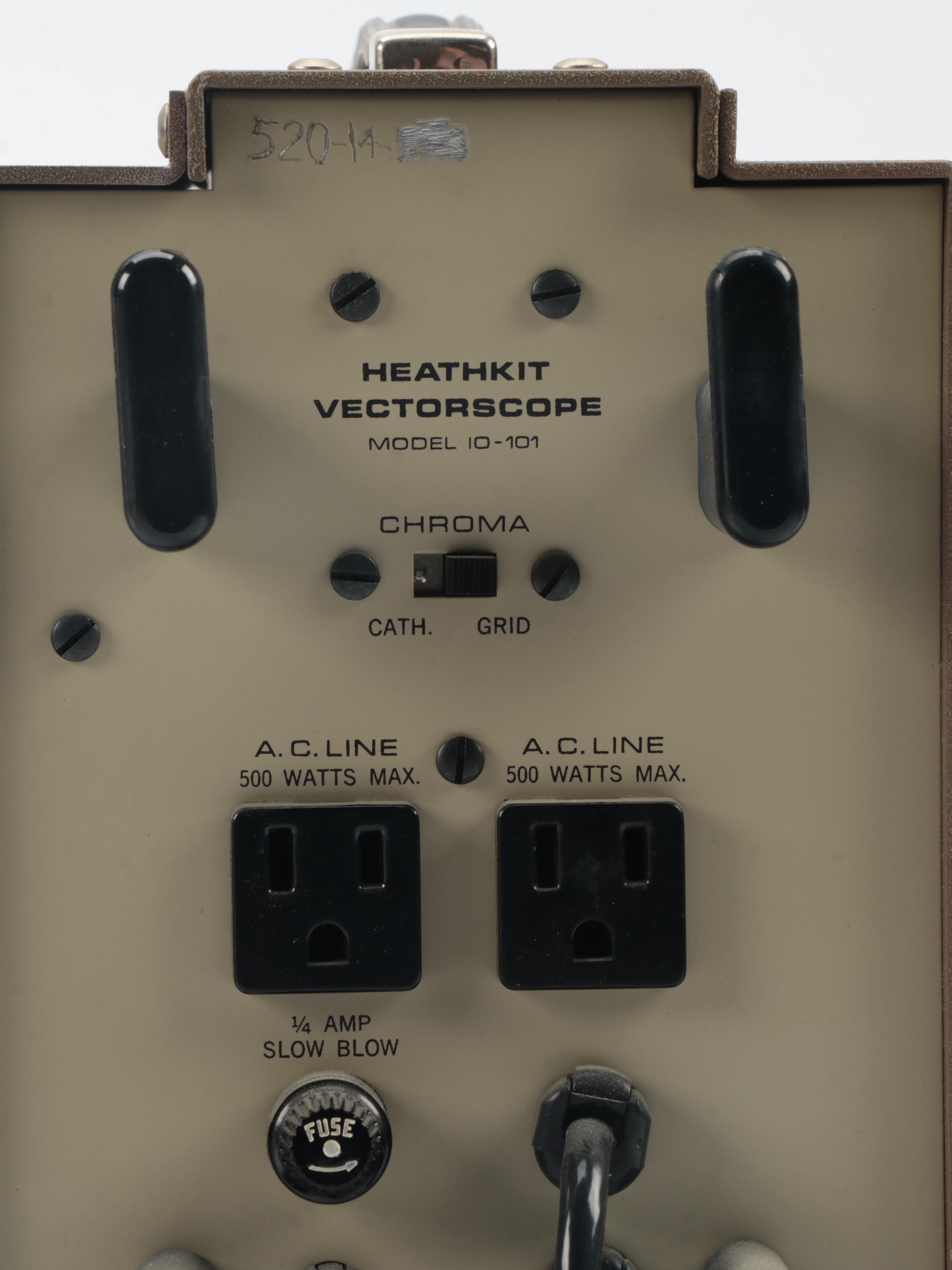 Heathkit Model IM-25 Solid State VOM and IO-101 Vectorscope