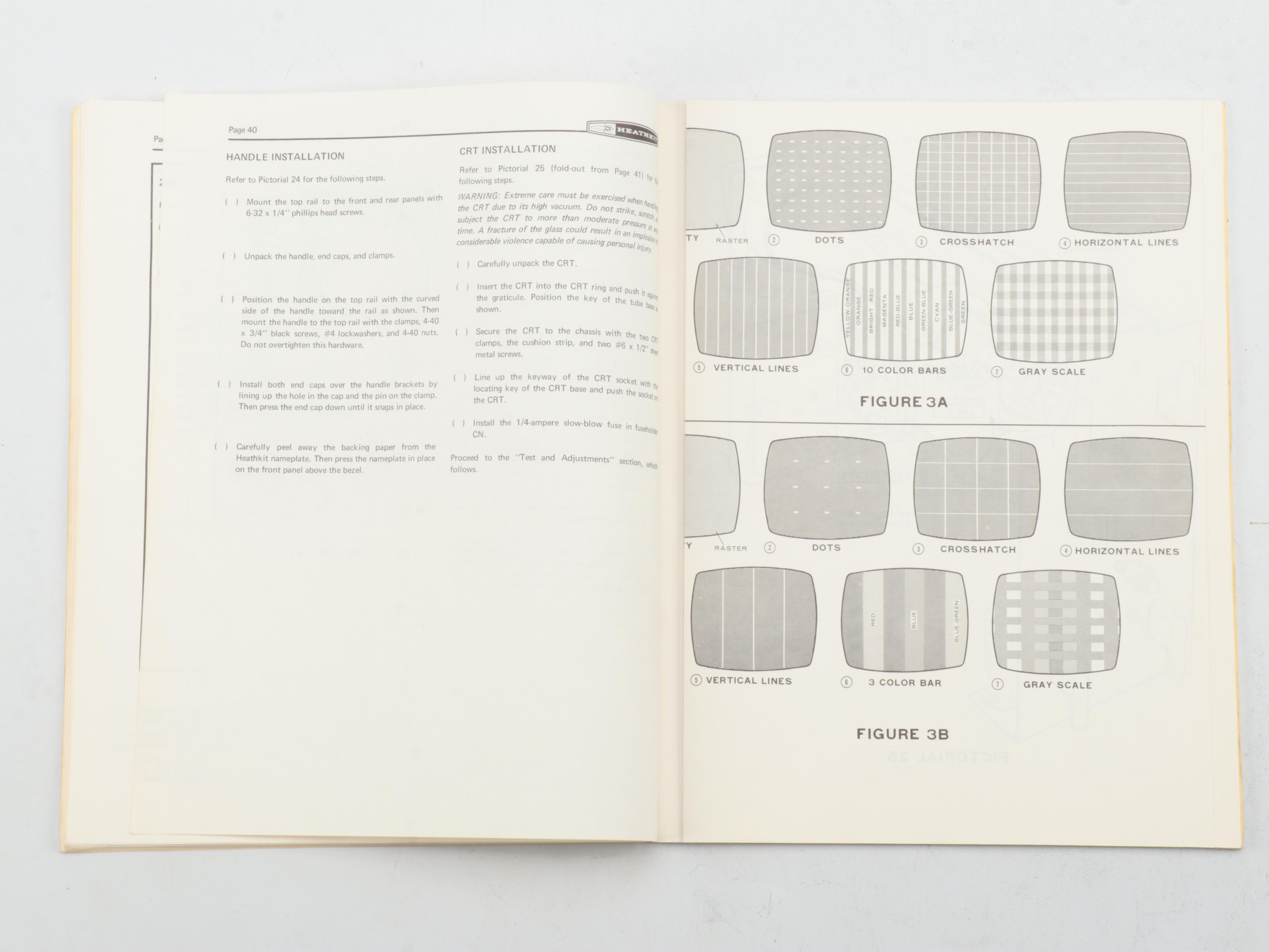 Heathkit Model IM-25 Solid State VOM and IO-101 Vectorscope