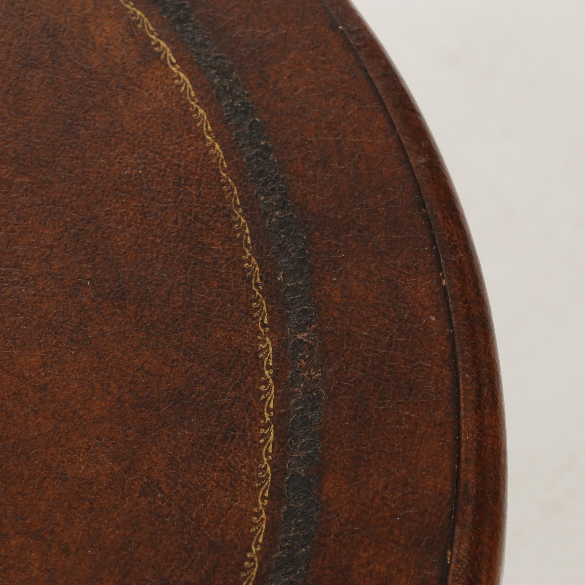 Pair of Rotating Round Bookshelf Side Tables, 21st Century