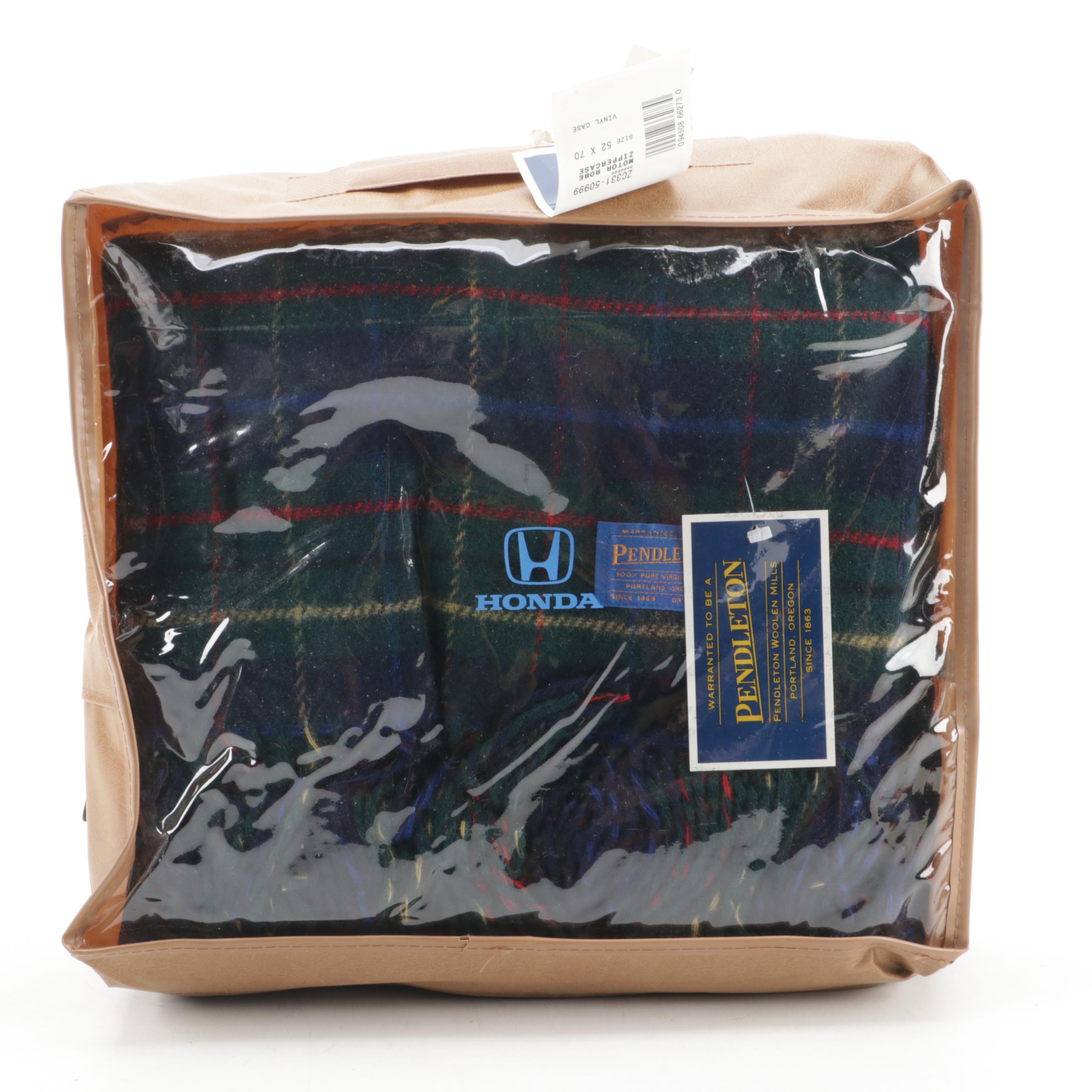 Pendleton Honda Motor Robe with Other Blanket EBTH