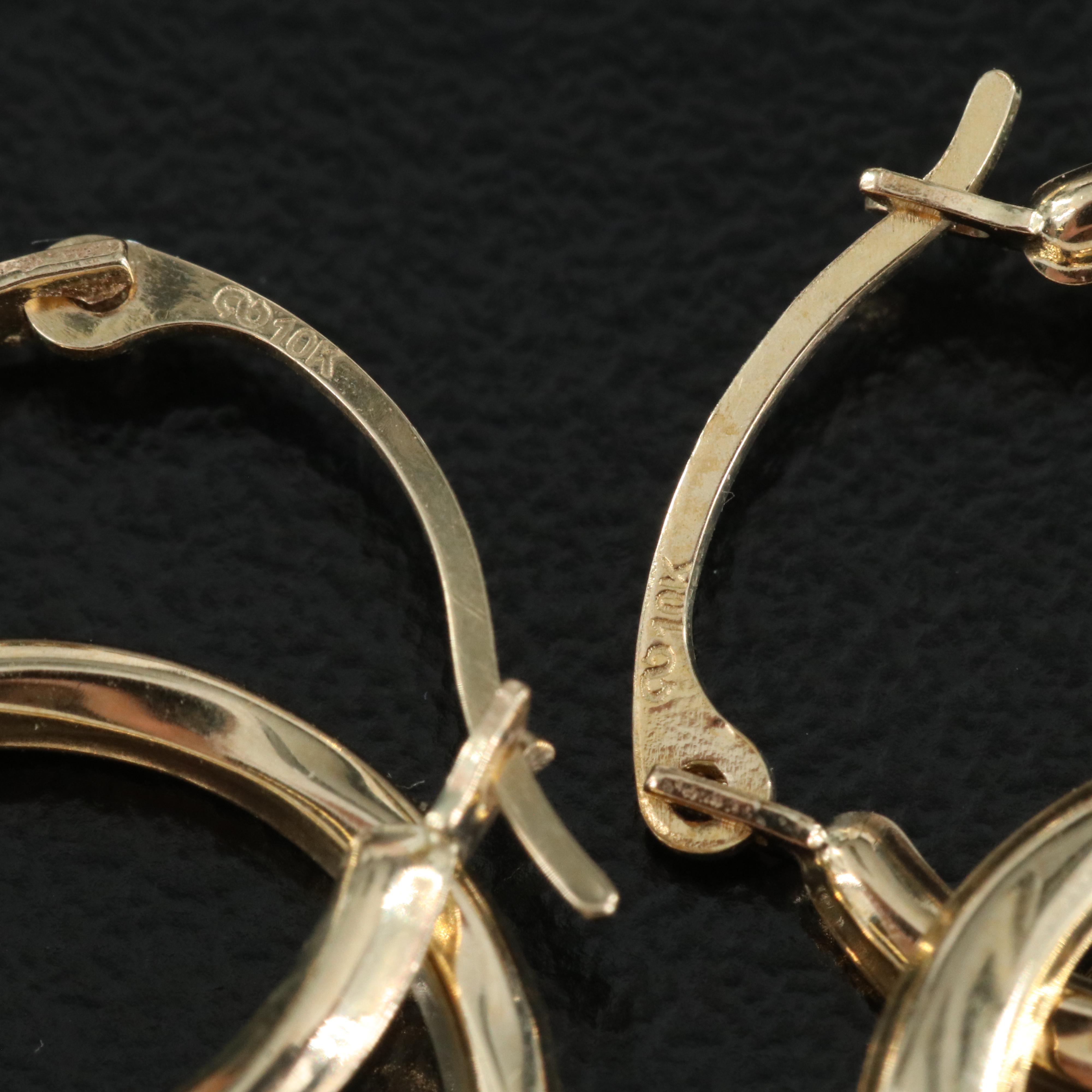10K Hoop Earrings