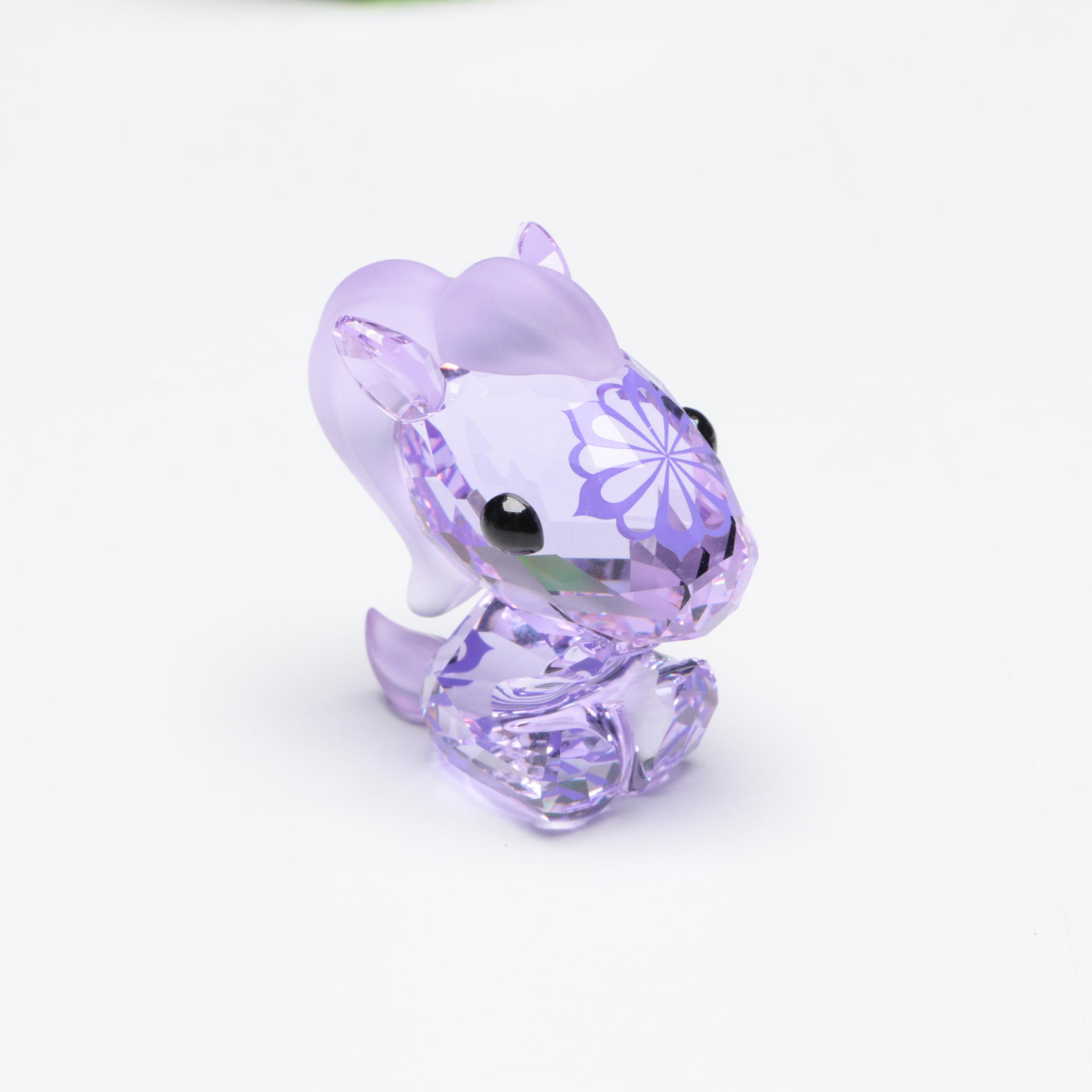 Swarovski and Other Colored Crystal  Figurines
