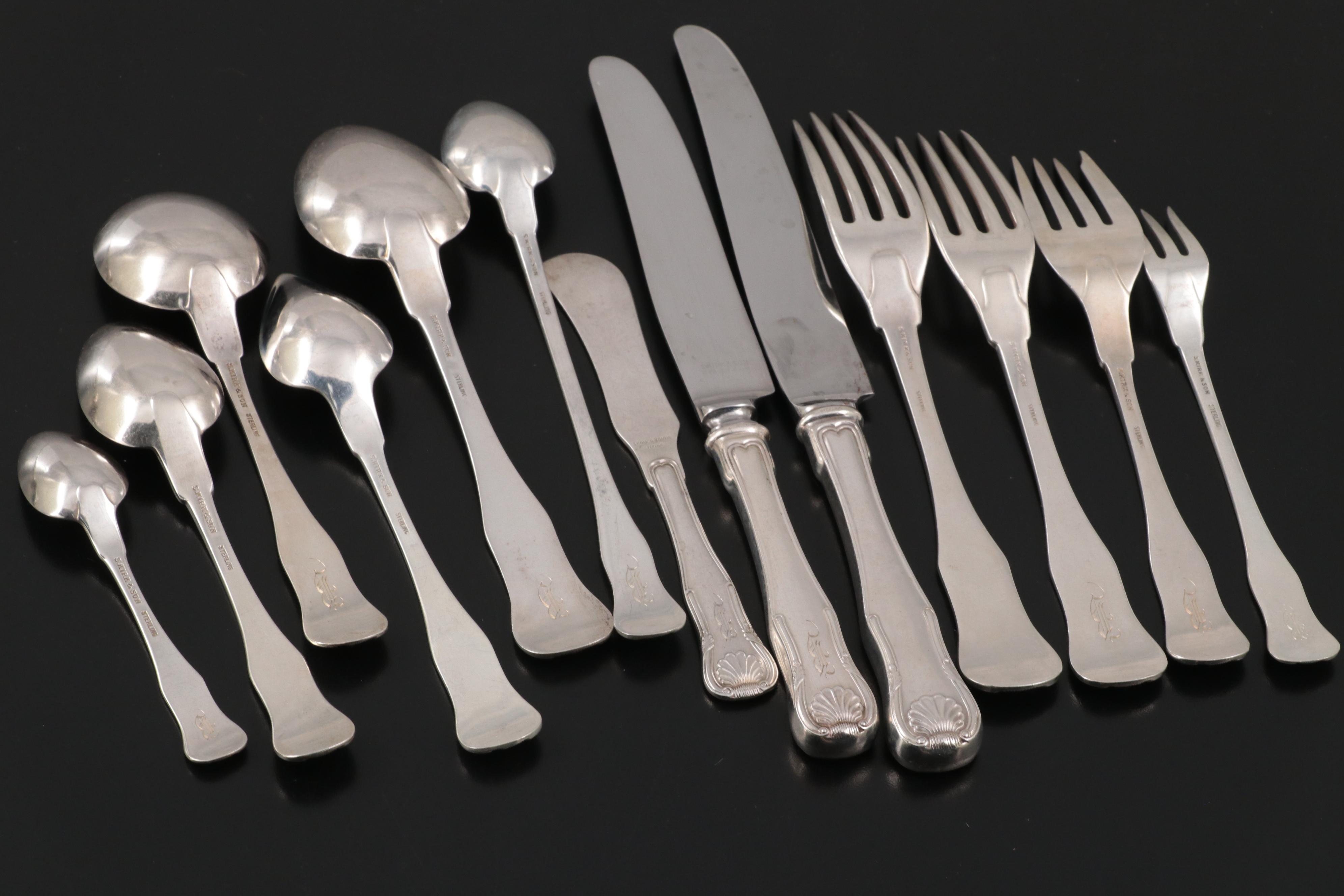 S. Kirk & Son "King" Sterling Silver Flatware and Serving Utensils