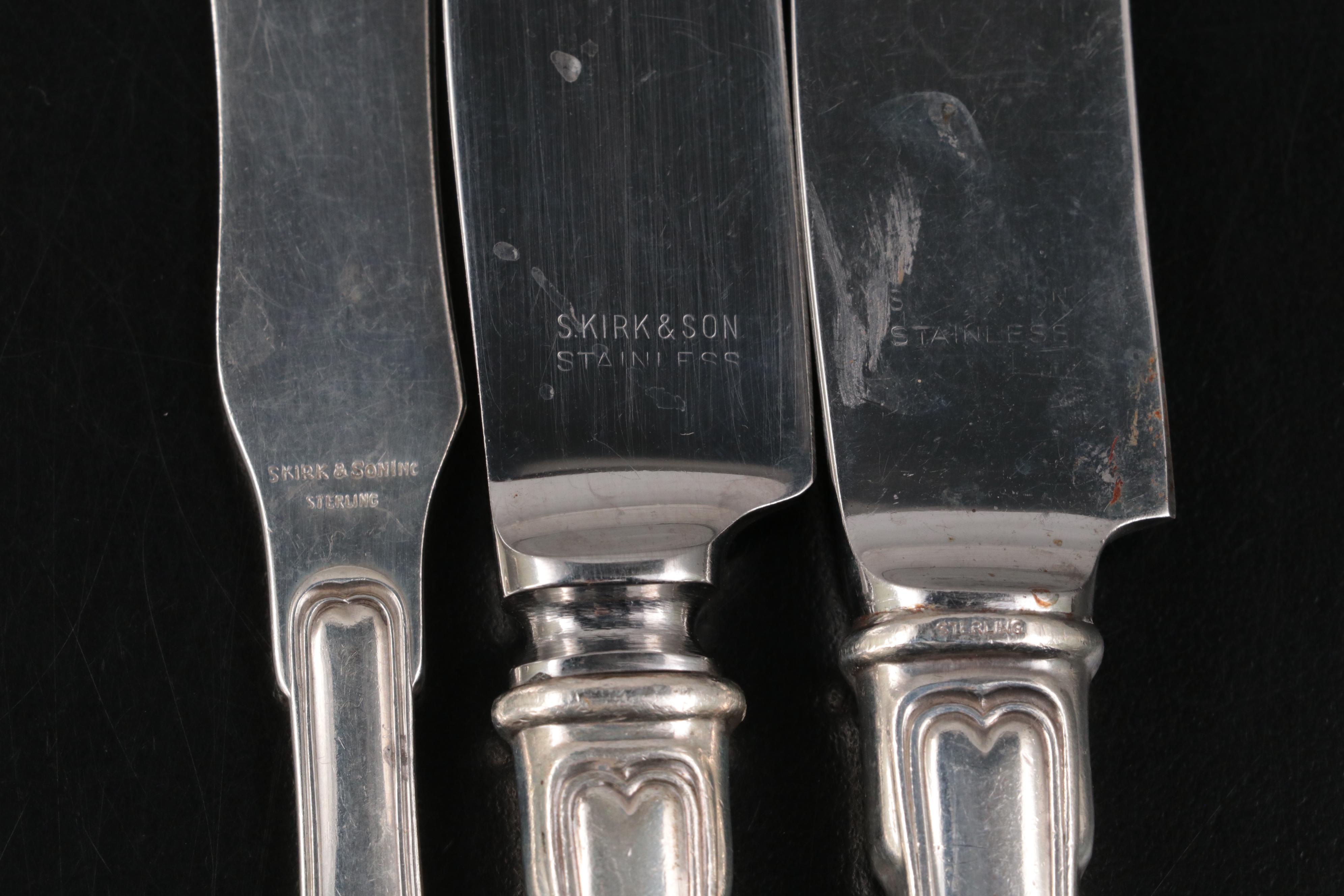 S. Kirk & Son "King" Sterling Silver Flatware and Serving Utensils
