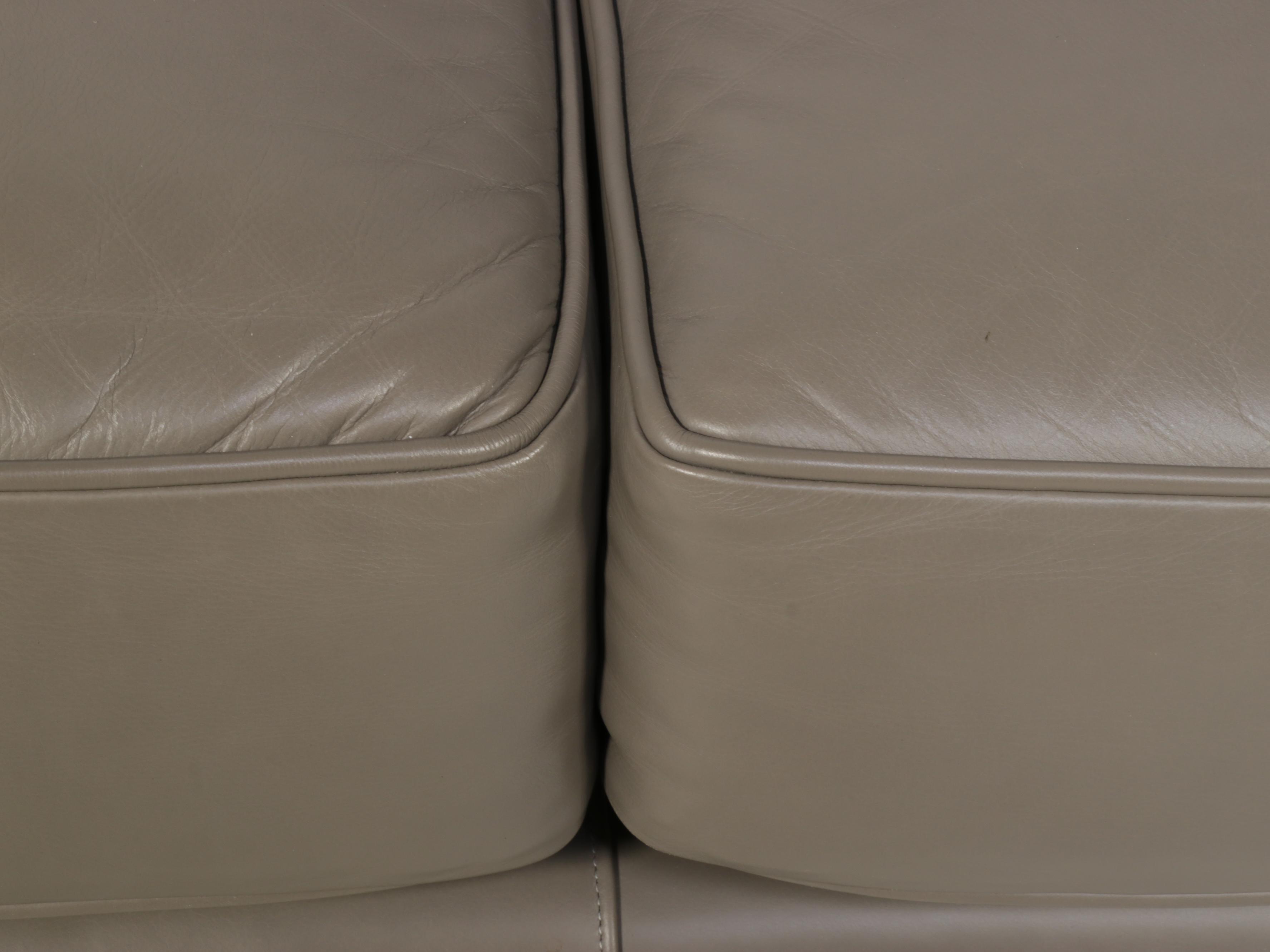 Mitchell Gold + Bob Williams Leather Upholstered Sofa