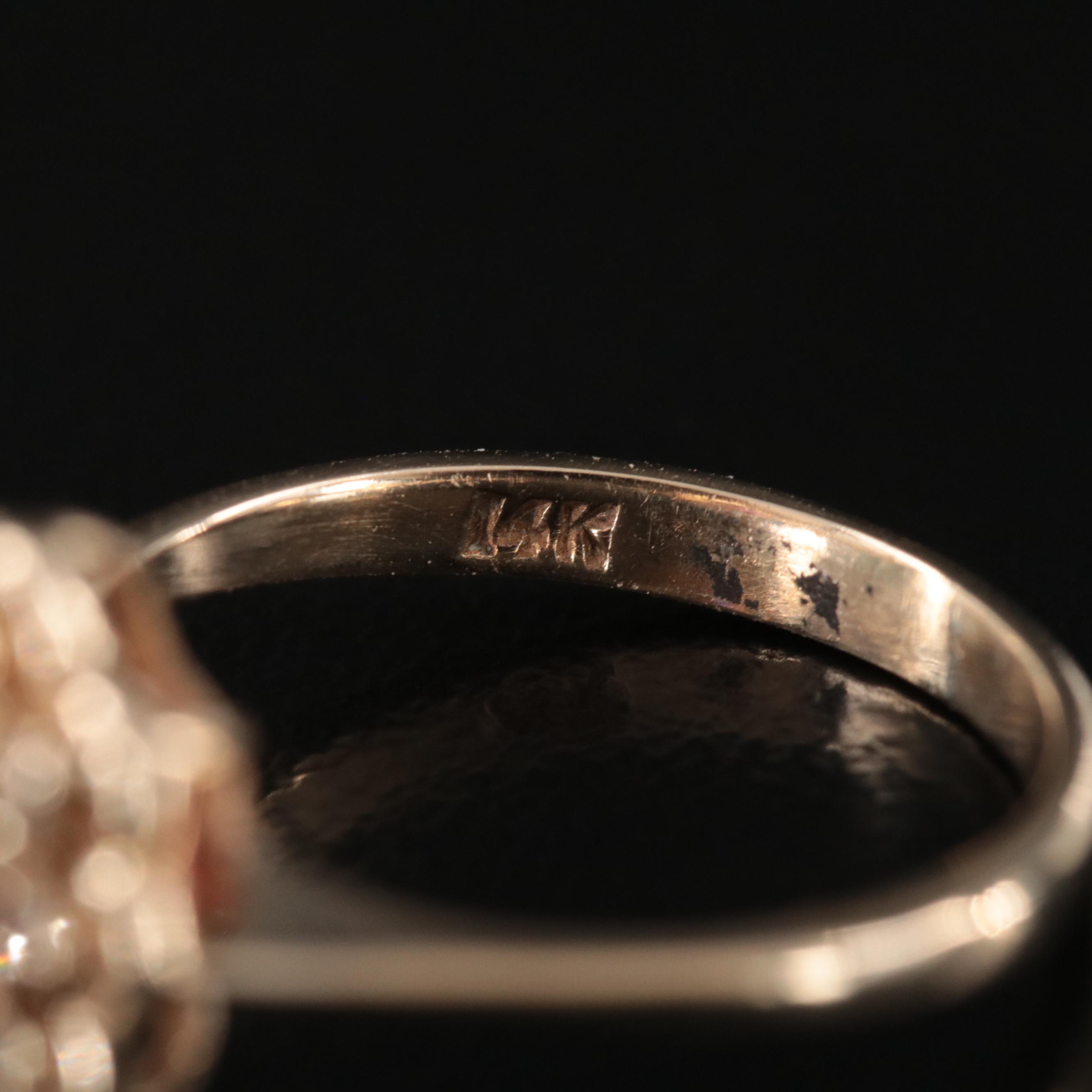 14K Ruby and Diamond Ring