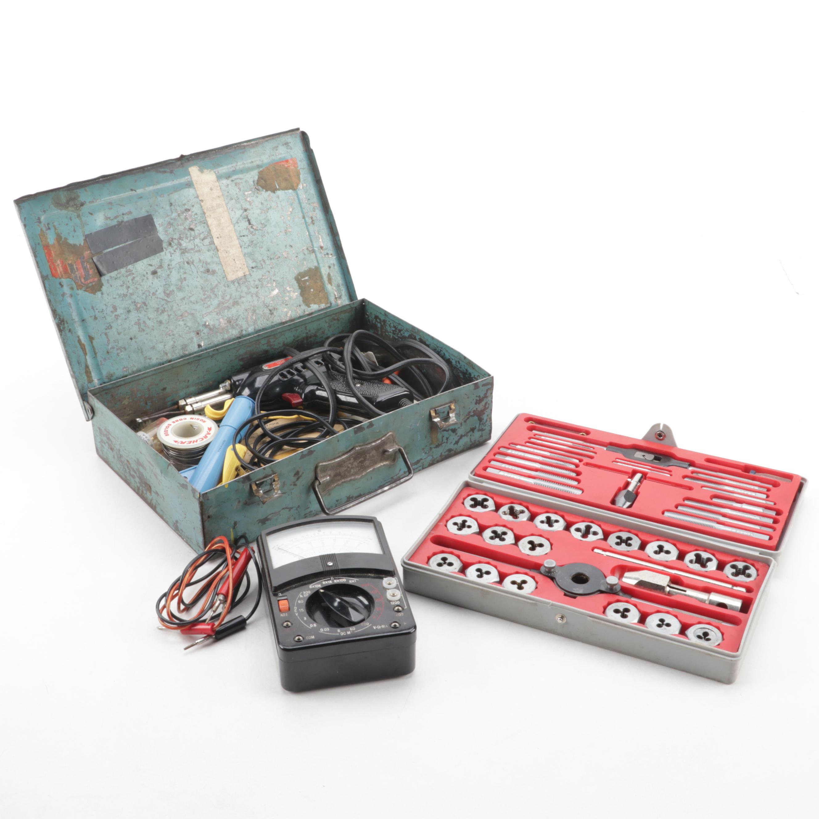 Craftsman Tap and Hexagon Die Set, Micronta Multimeter and More EBTH