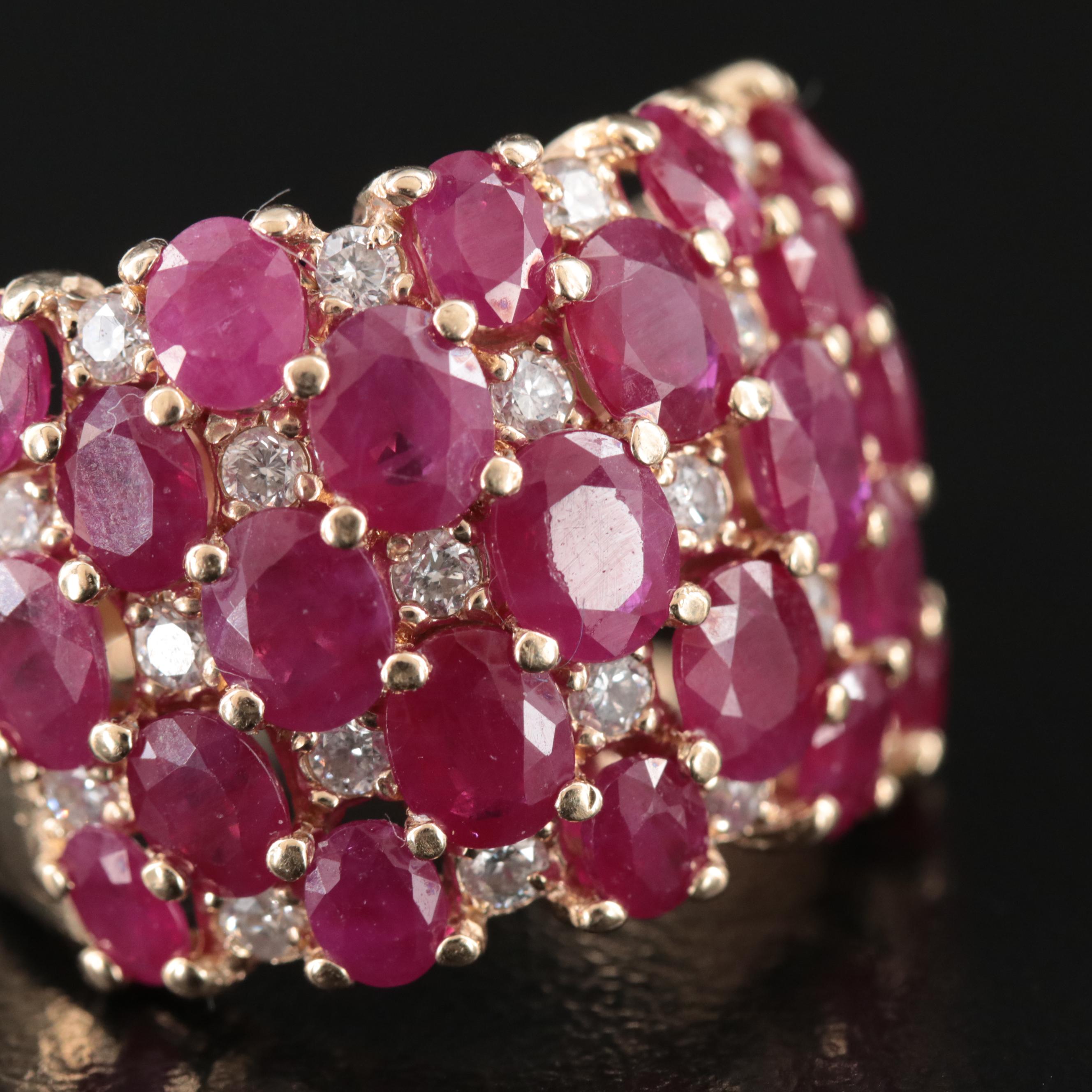 EFFY 14K Ruby and Diamond Ring