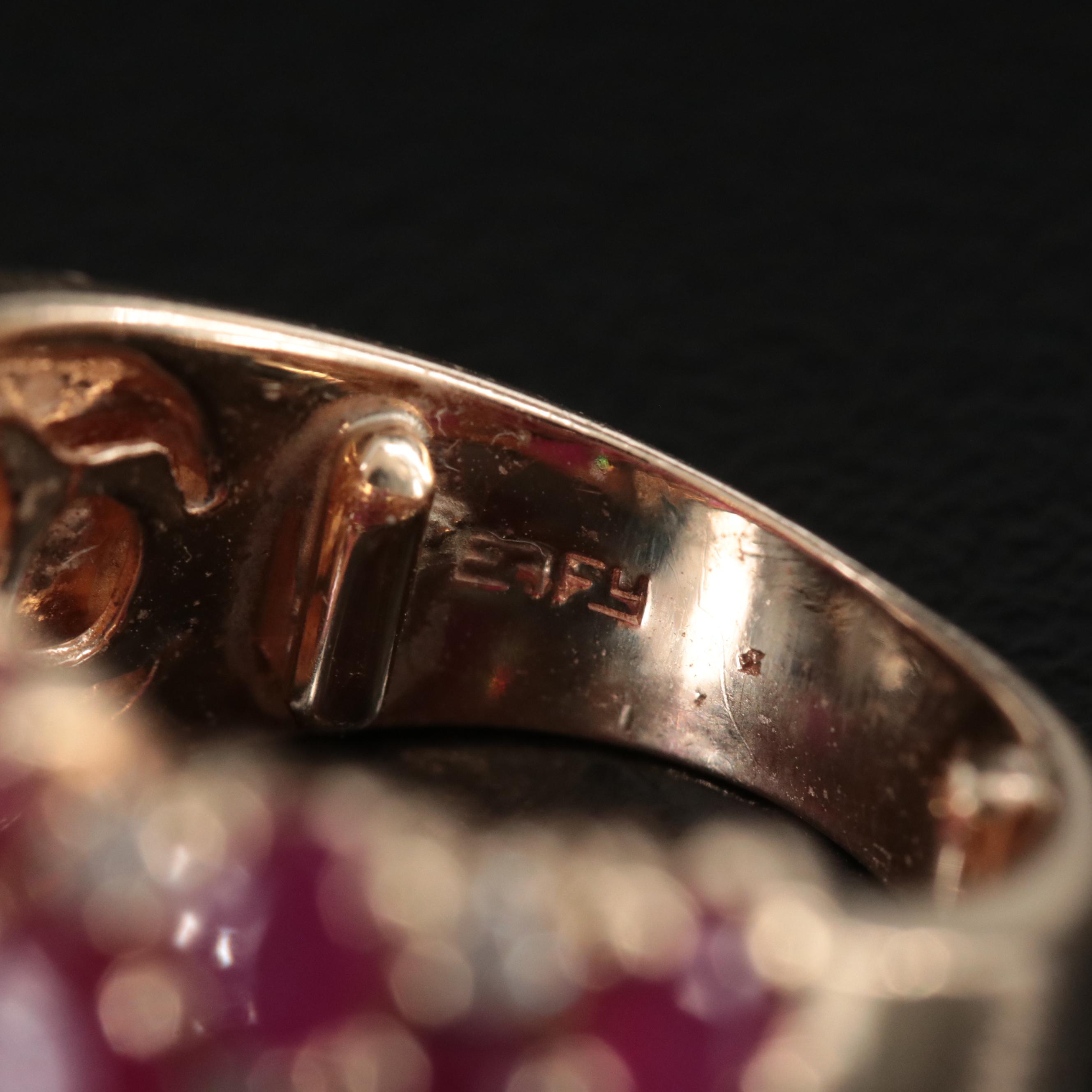 EFFY 14K Ruby and Diamond Ring