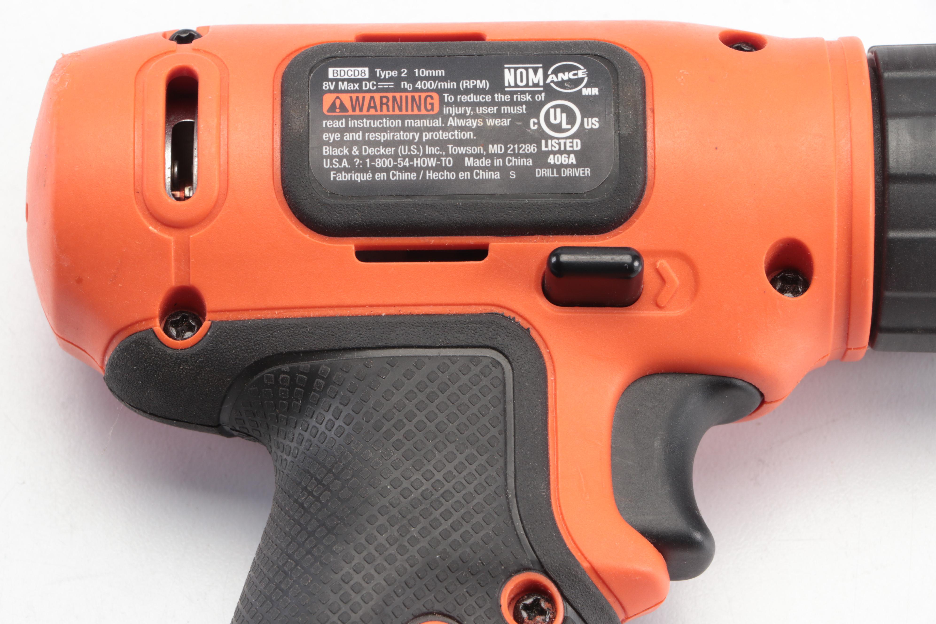 Black+Decker Hedge Trimmer, Cordless Drill, and Smart Driver