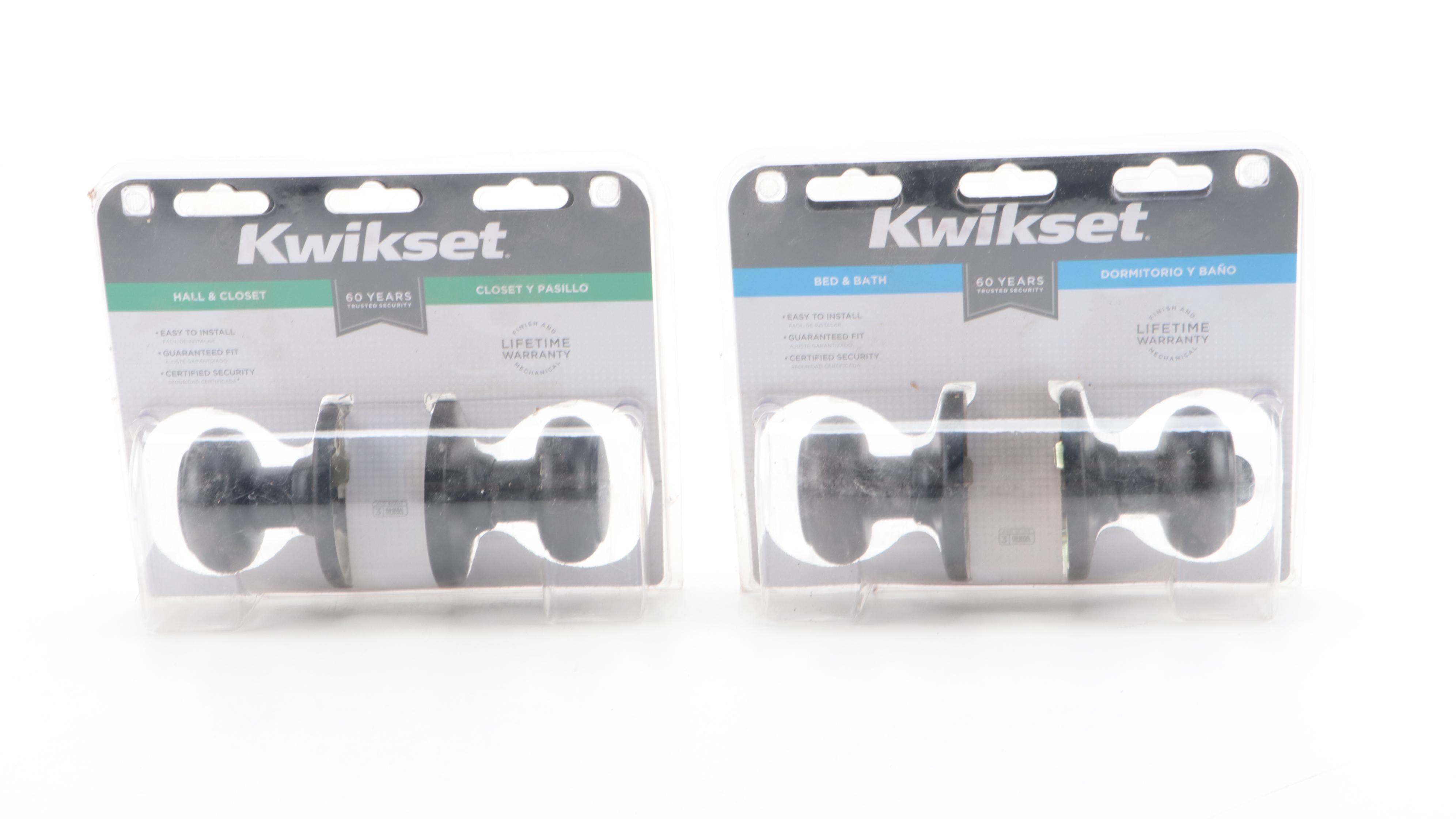 Kwikset Interior Door Knob Sets with Portfolio Decorative Spot Lights