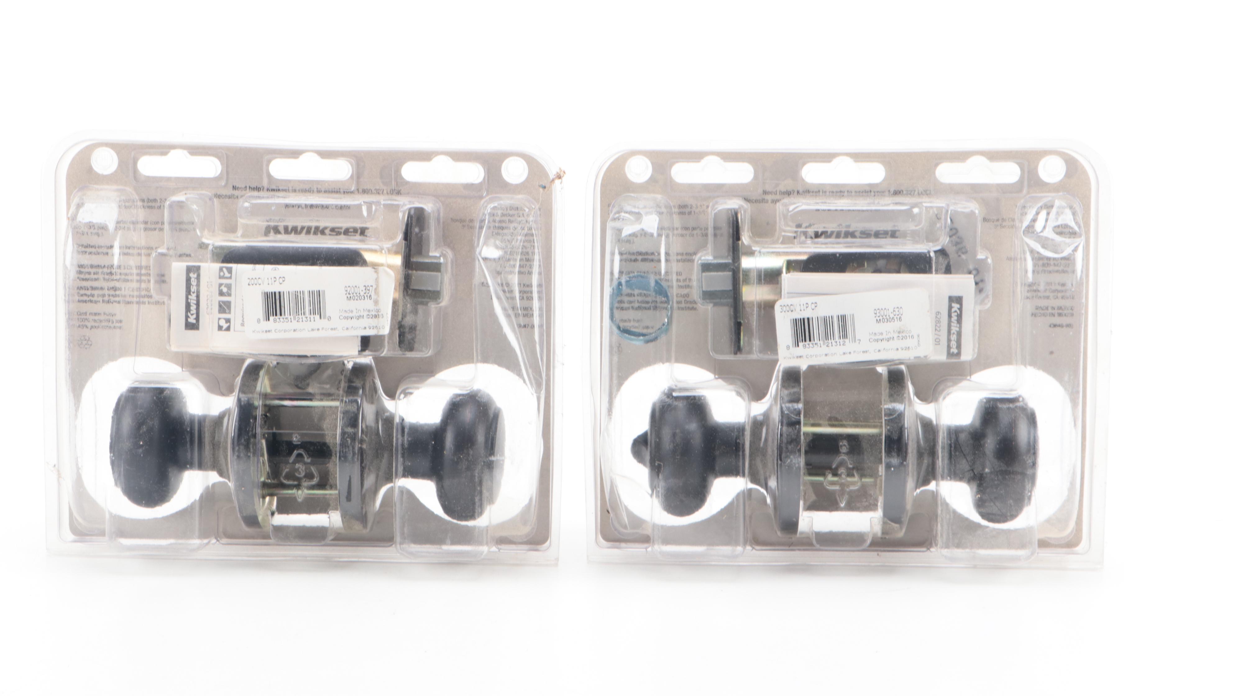 Kwikset Interior Door Knob Sets with Portfolio Decorative Spot Lights