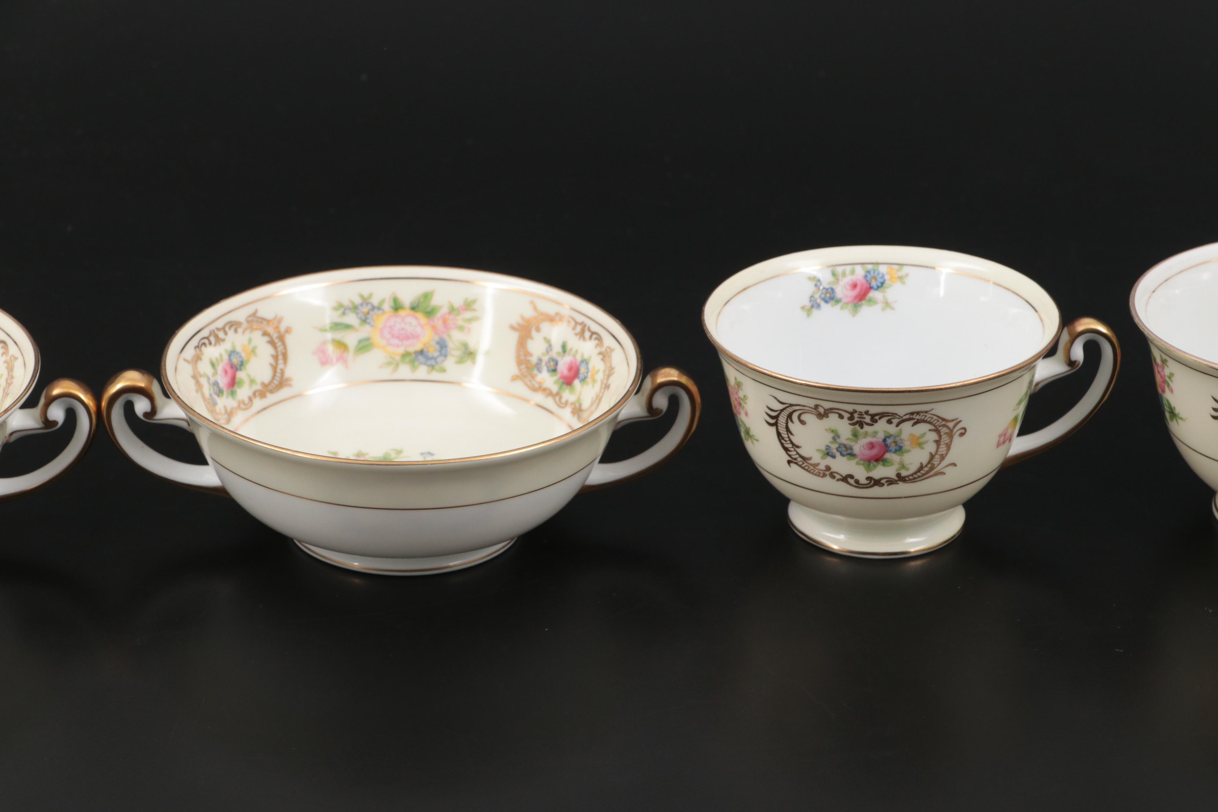 Meito and Other Japanese Porcelain Dinnerware, Mid20th Century EBTH
