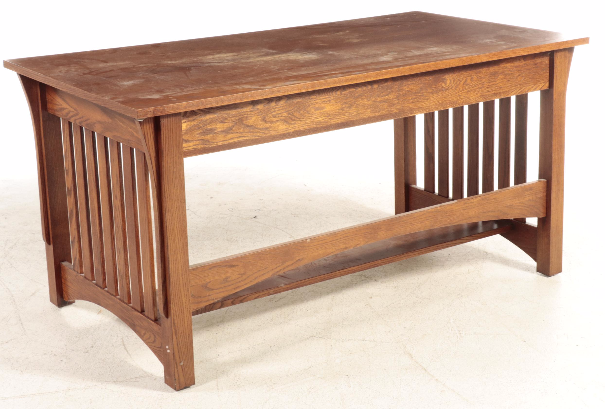 Impressions by Thomasville Arts and Crafts Style Oak Desk