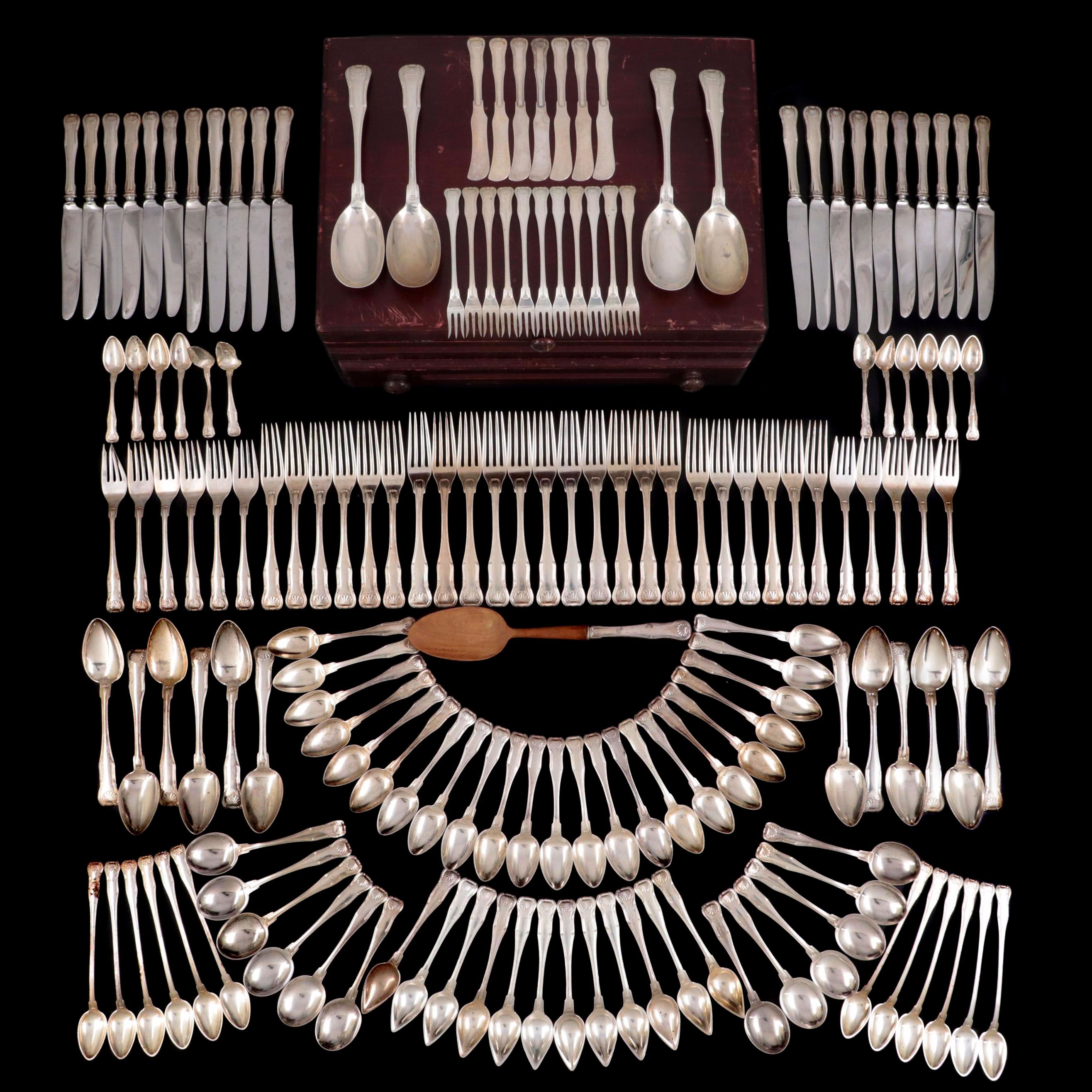 S. Kirk & Son "King" Sterling Silver Flatware and Serving Utensils