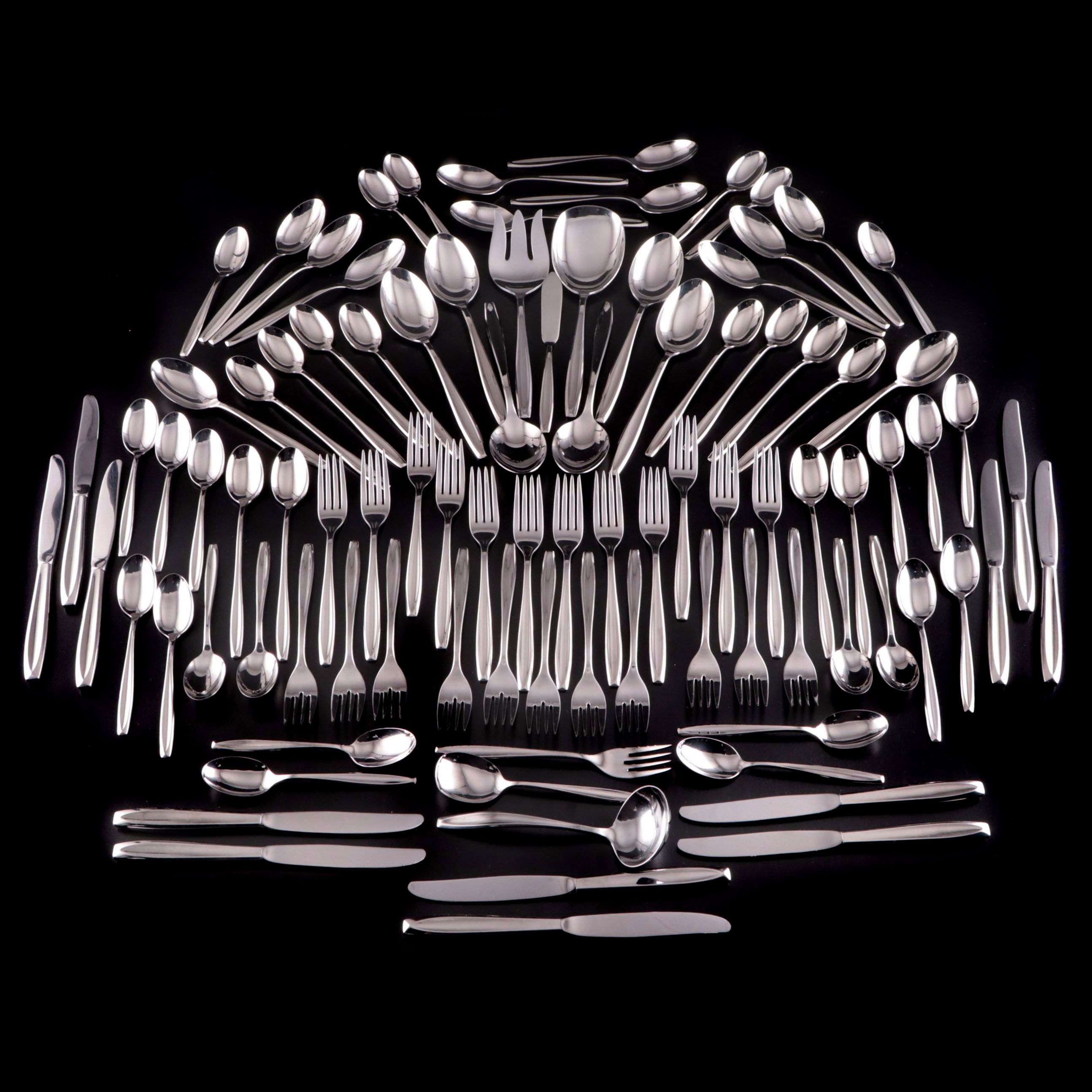 International Stainless Steel Flatware, Mid to Late 20th Century