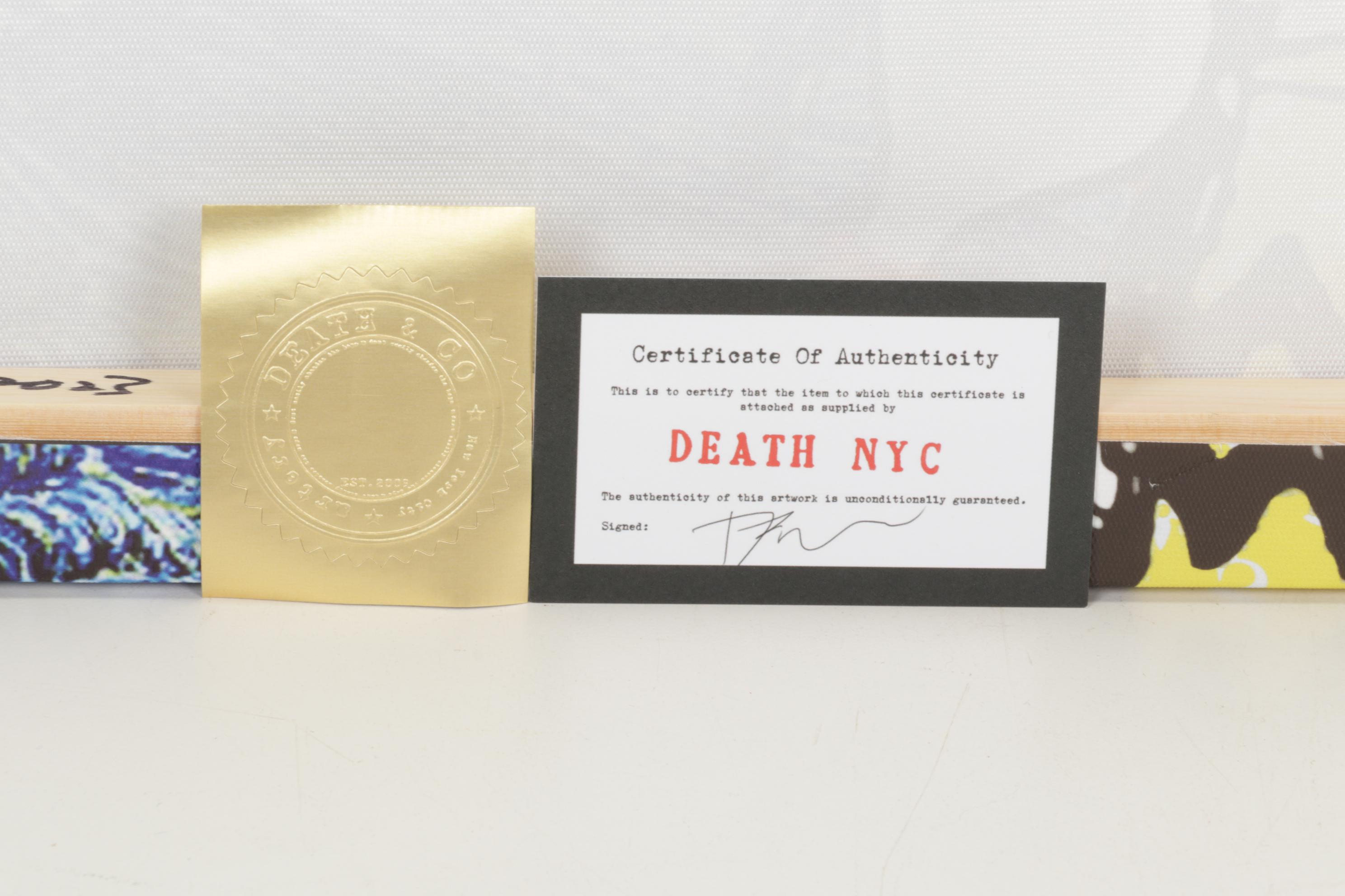 Death NYC Pop Art Giclée of Charlie Brown, Snoopy and Starry Night