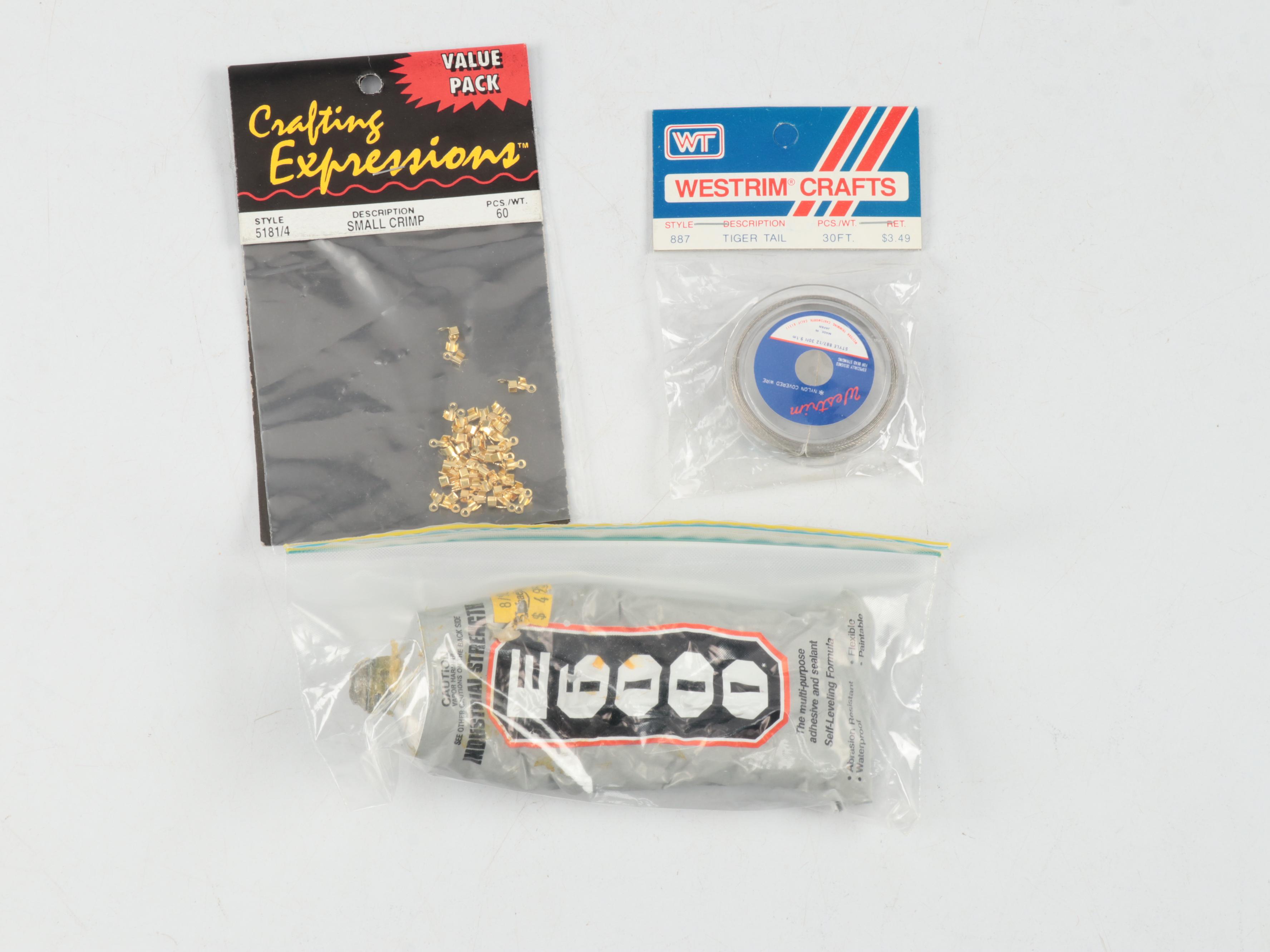 Jewelry Findings, Assorted Beads, and Mored Jewelry Making Supplies