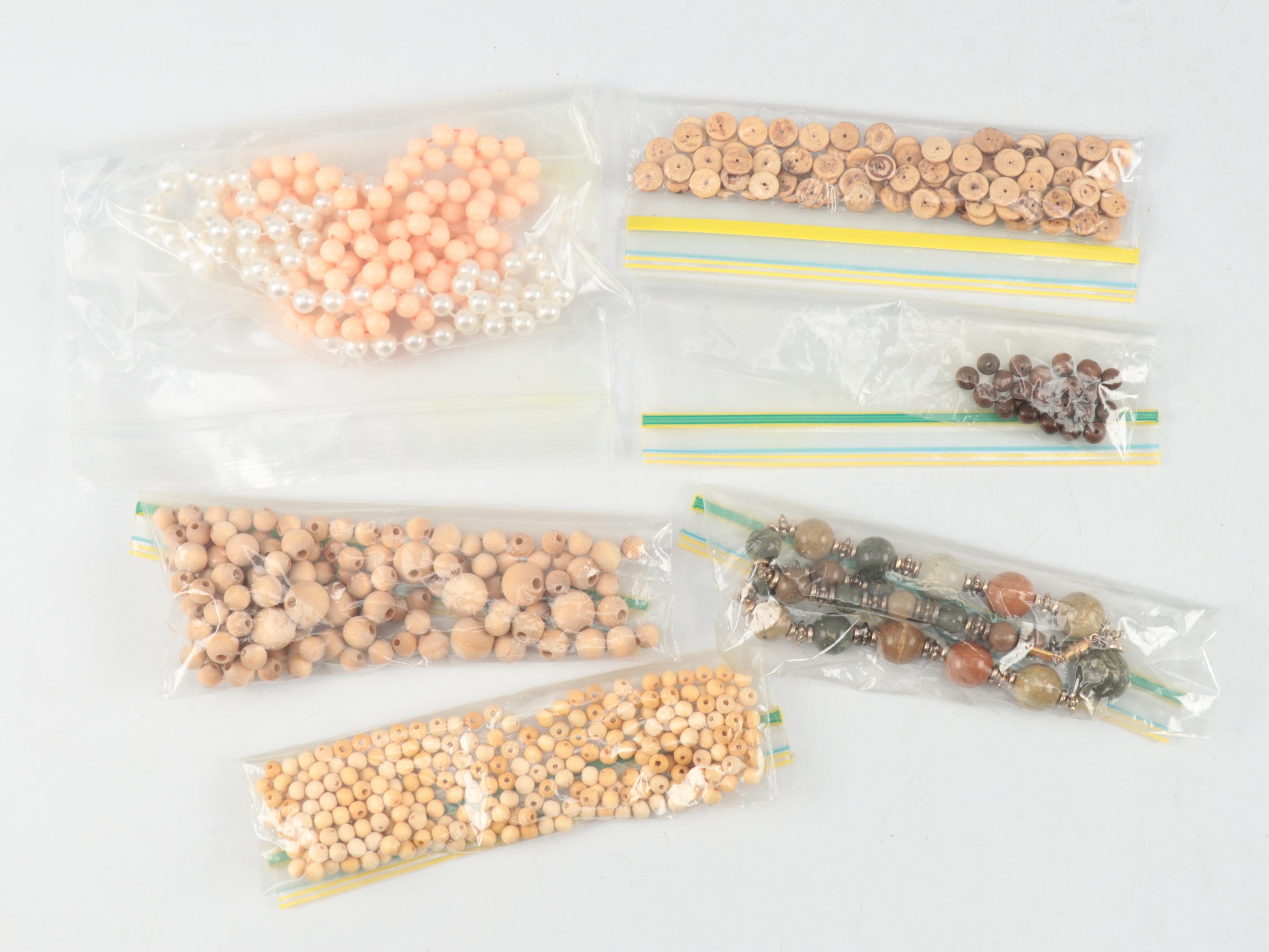 Jewelry Findings, Assorted Beads, and Mored Jewelry Making Supplies