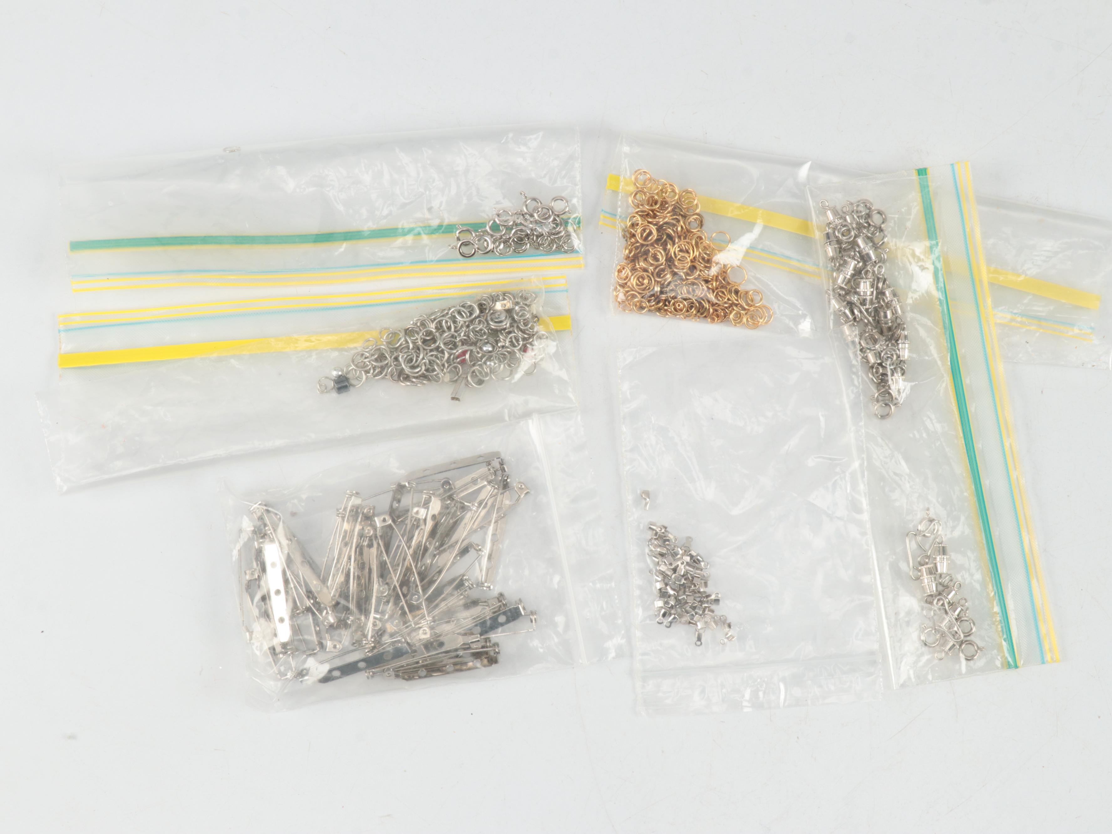 Jewelry Findings, Assorted Beads, and Mored Jewelry Making Supplies