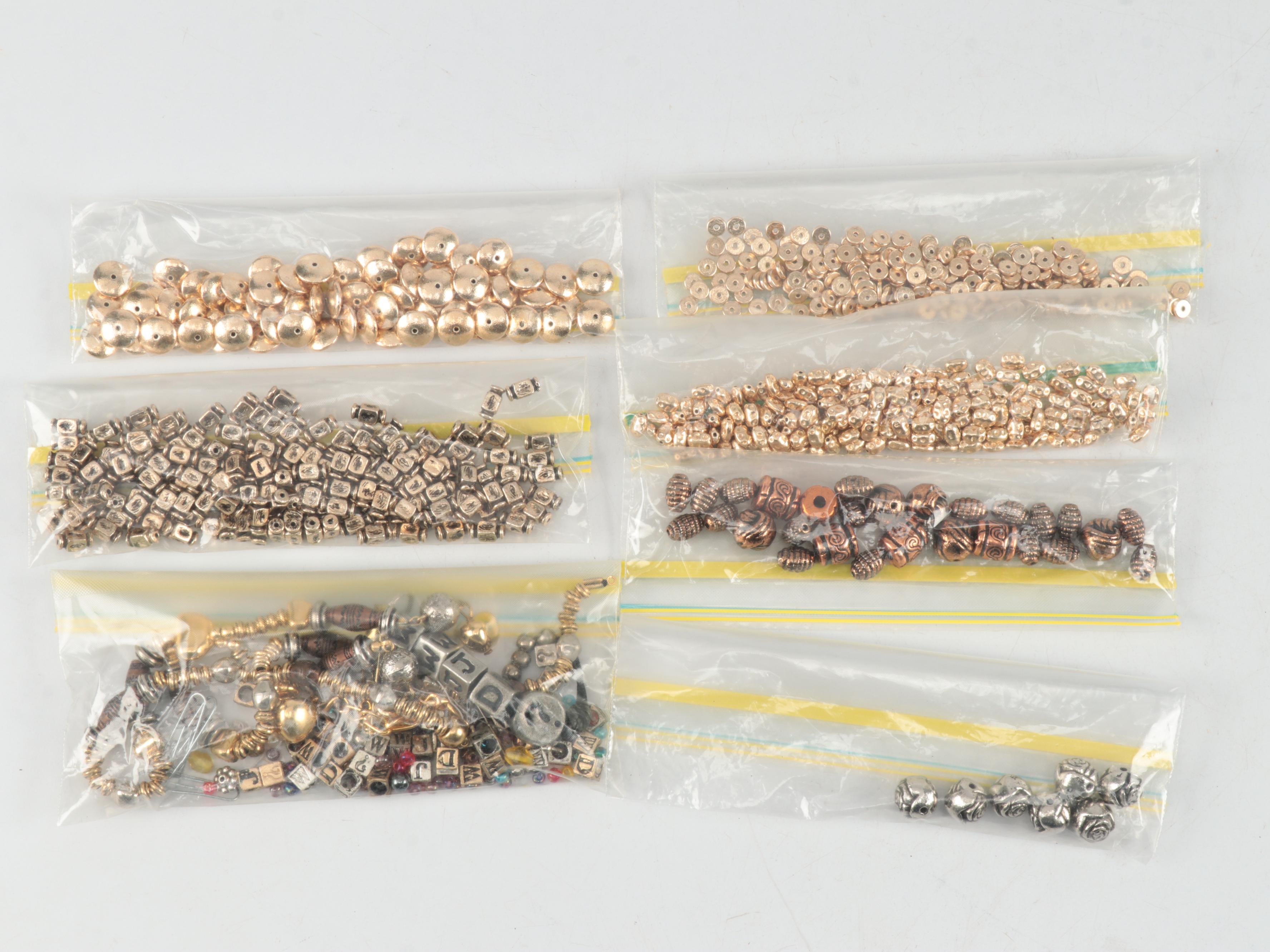 Jewelry Findings, Assorted Beads, and Mored Jewelry Making Supplies