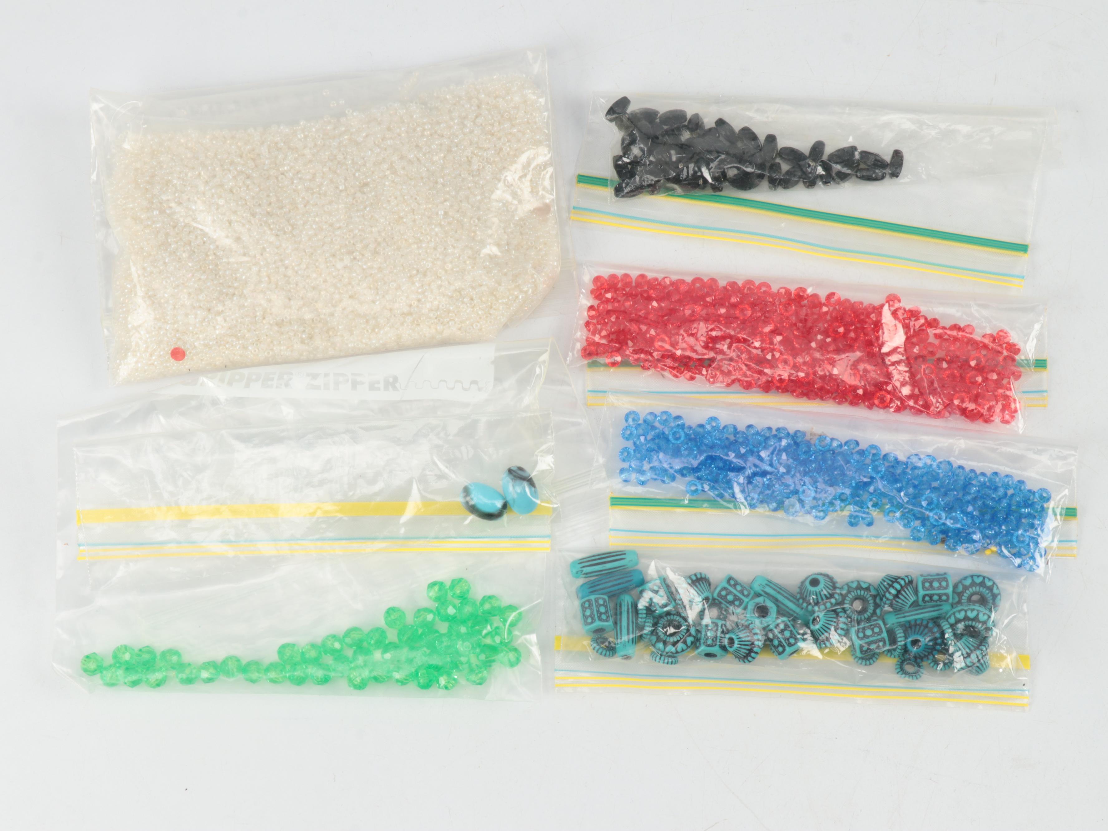 Jewelry Findings, Assorted Beads, and Mored Jewelry Making Supplies