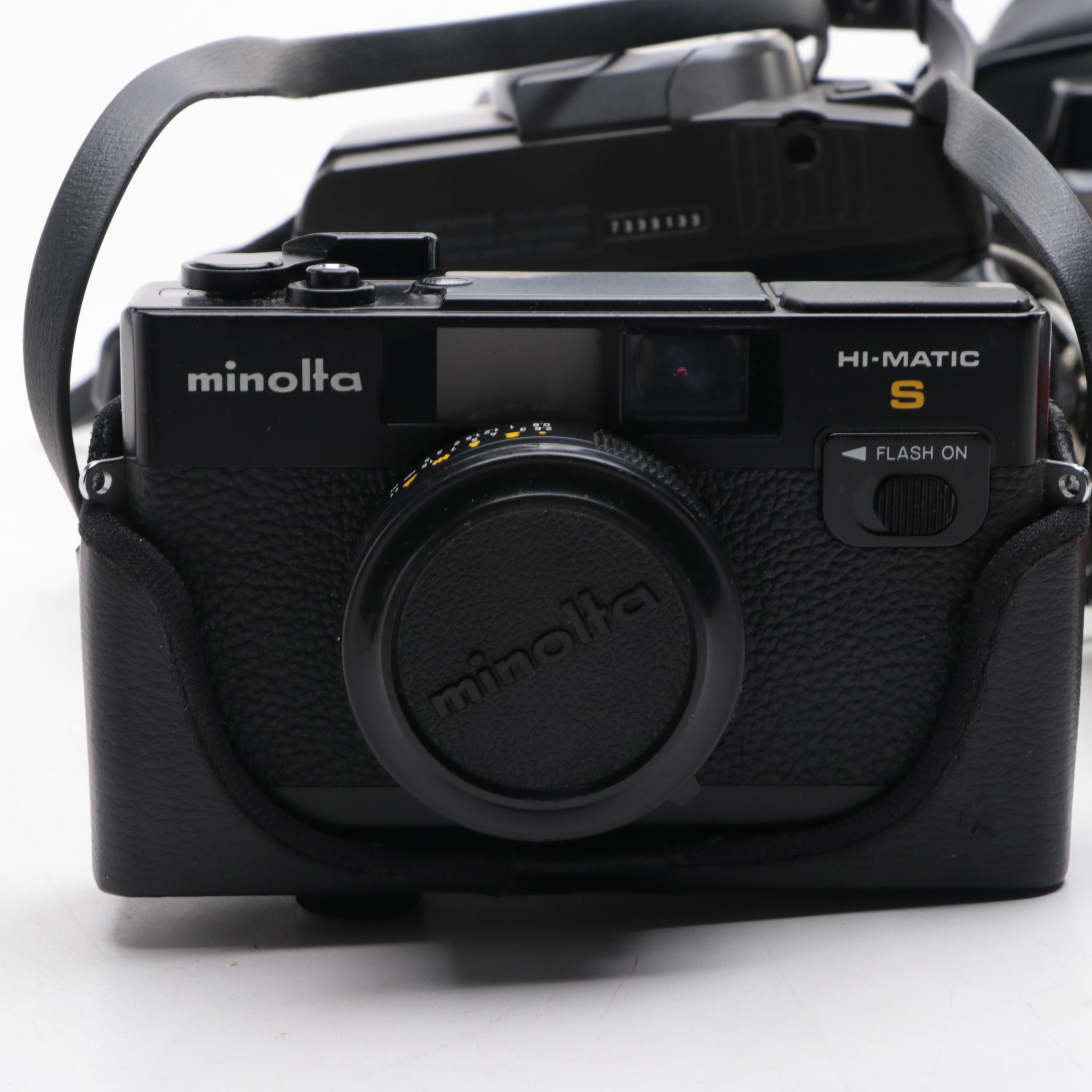 Minolta Hi-Matic S, Disc-5, Yashica and Other Cameras